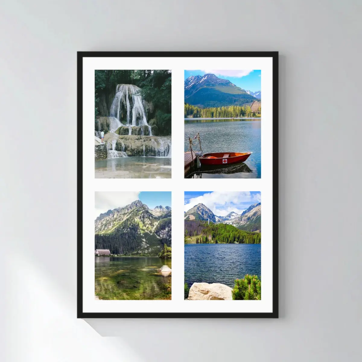 Personalizovaný magický fotoobraz v rámu - 30x40 - koláž fotografií