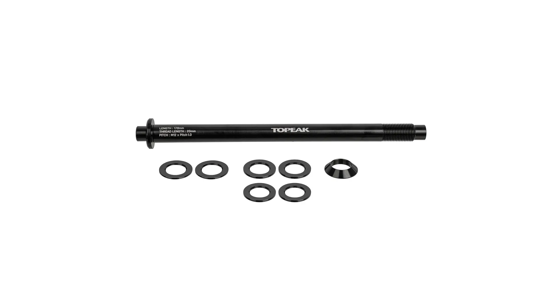 TOPEAK osa k nosiči Zi:RAK Thru-Axle 12x1,0