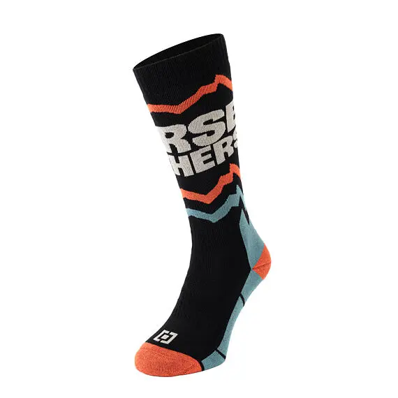 Horsefeathers Mitzi youth snow socks  32-34 černá/oranžová