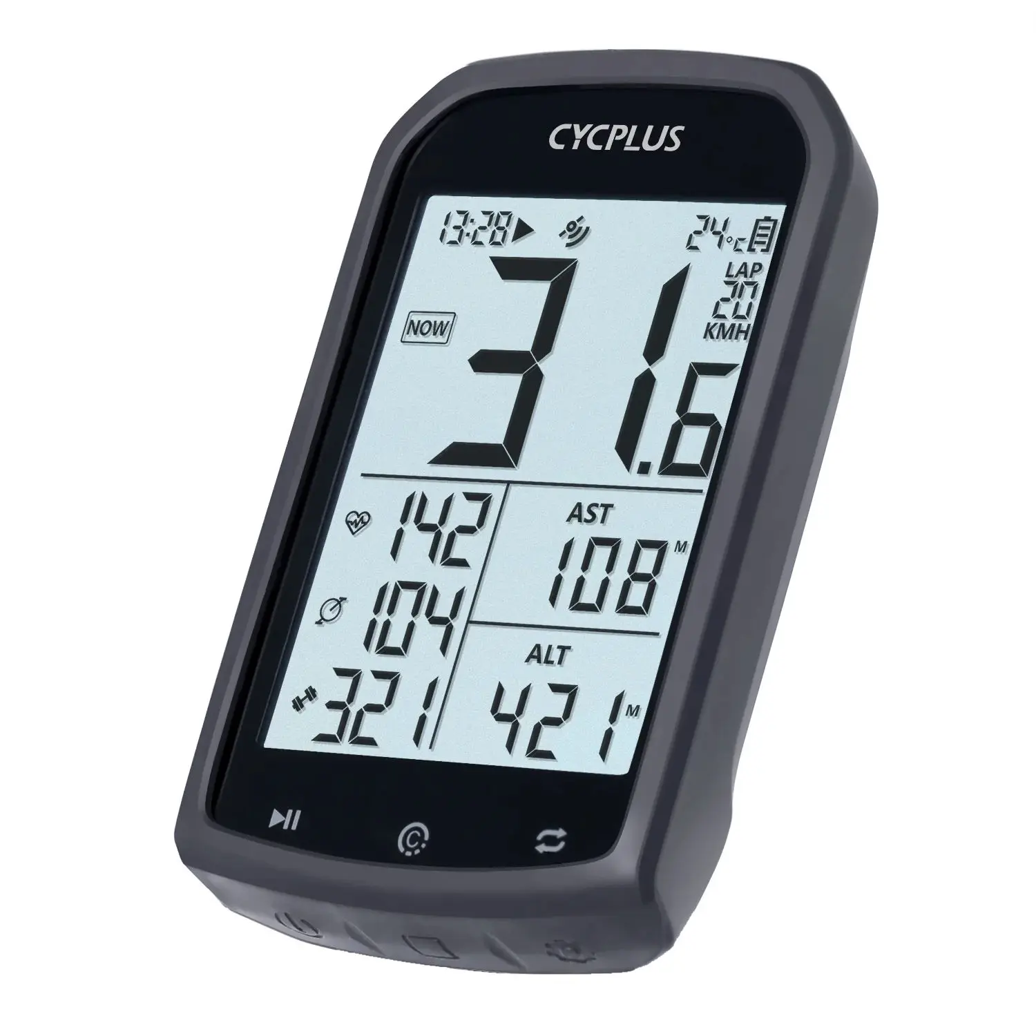 Cycplus Cyklopočítač M1 černá