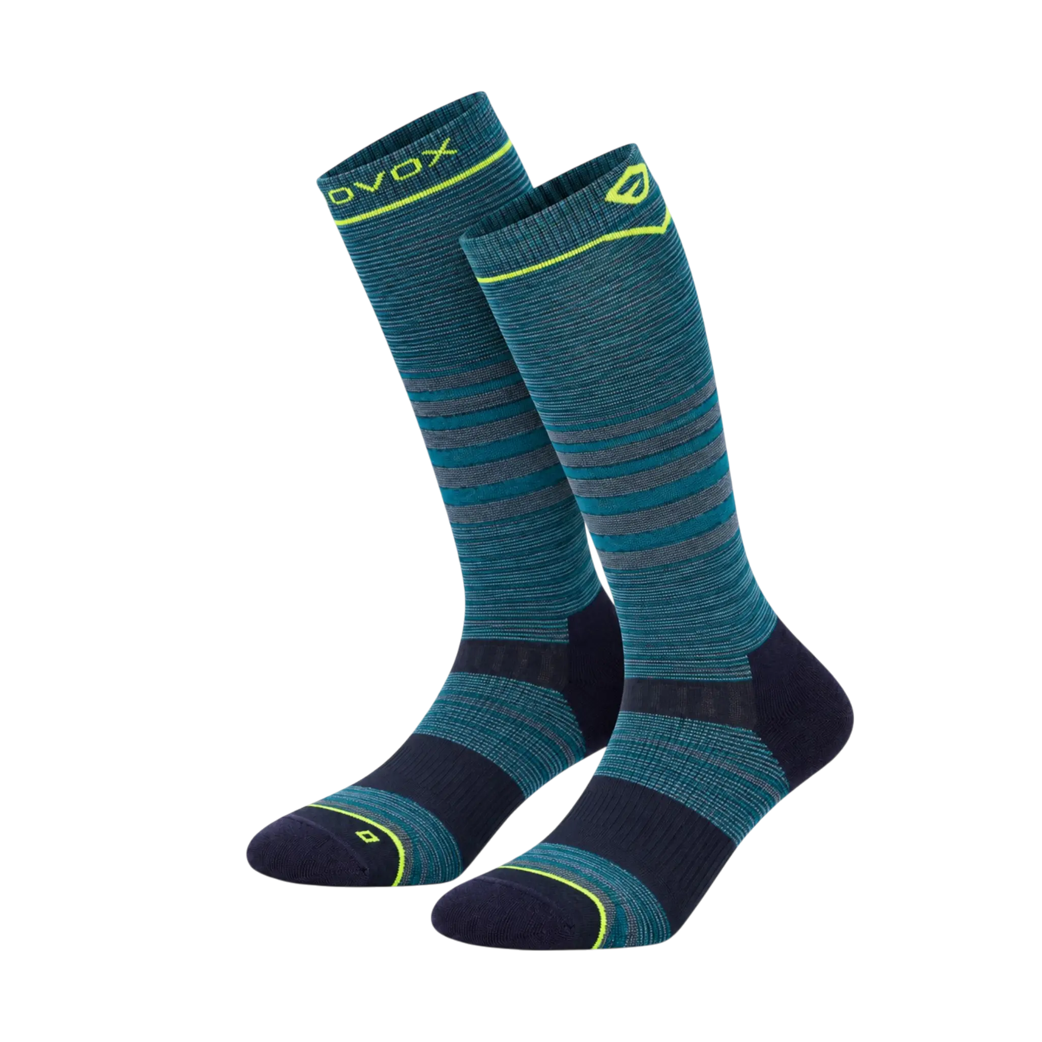 Ortovox Ski Tour Light Compression Long Socks 39-41 modrá/černá