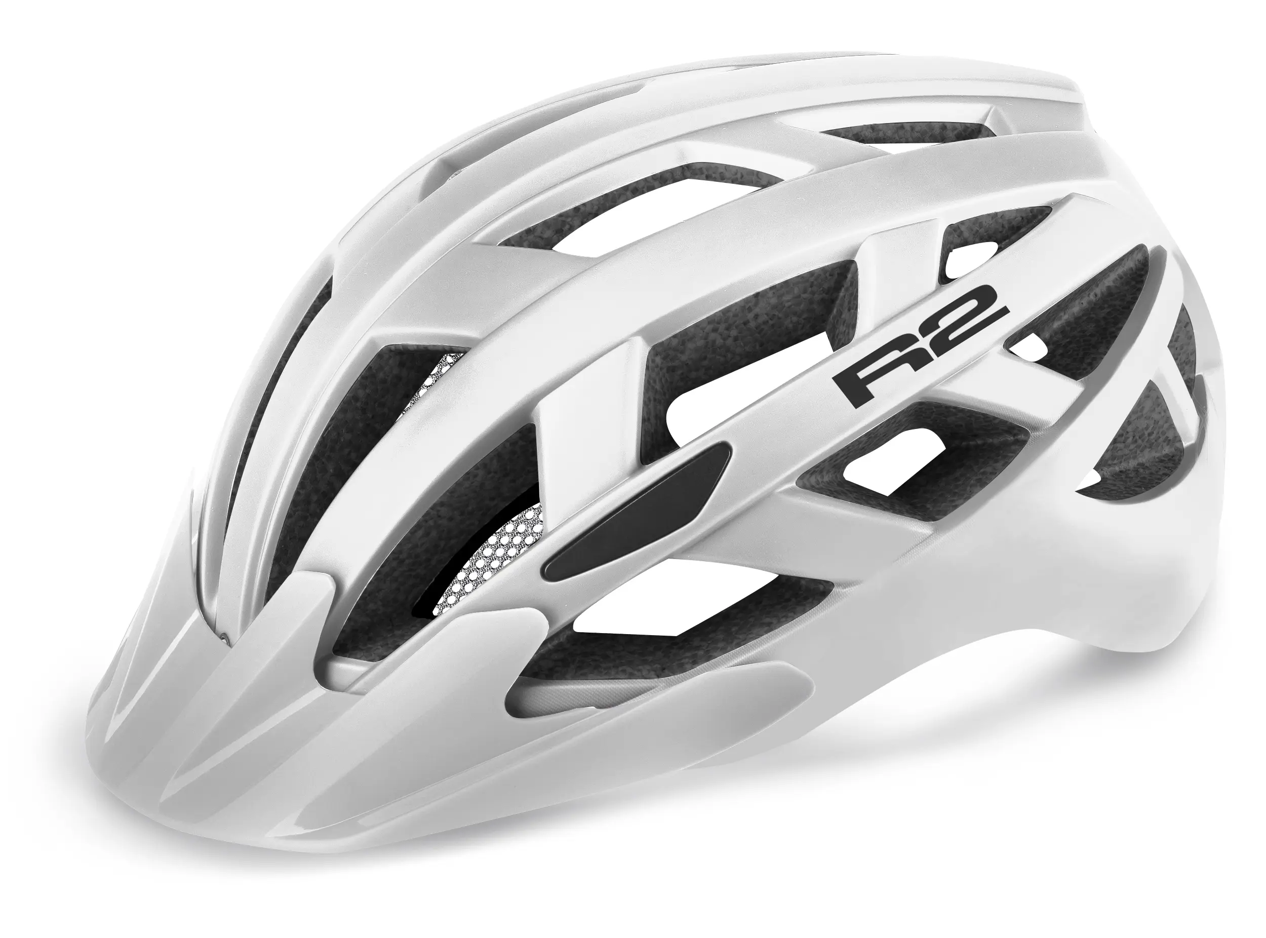 R2 bike přilba Lumen L bílá