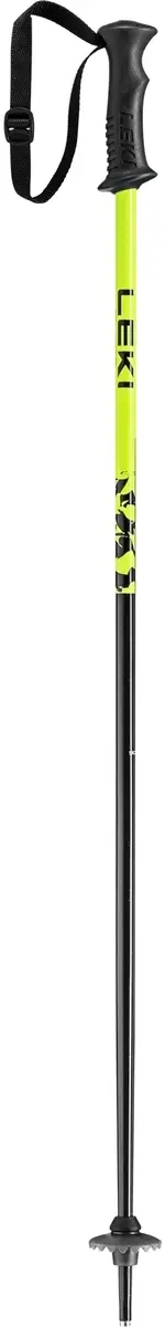 Dětské lyžařské hole Leki Rider - black/neon yellow/white 75
