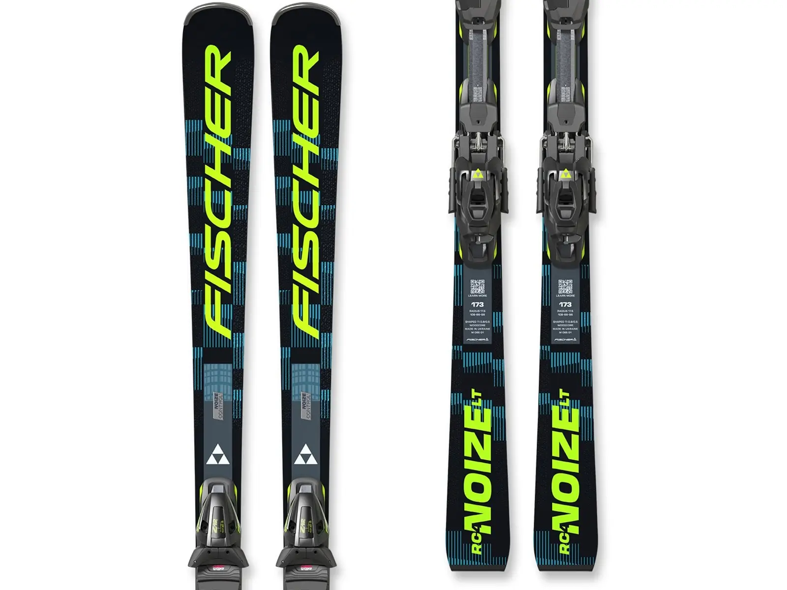 Lyže Fischer RC4 NOIZE LT SUPERFLEX + RC4 Z12 GW 25/26 2025/2026 178 černá/modrá