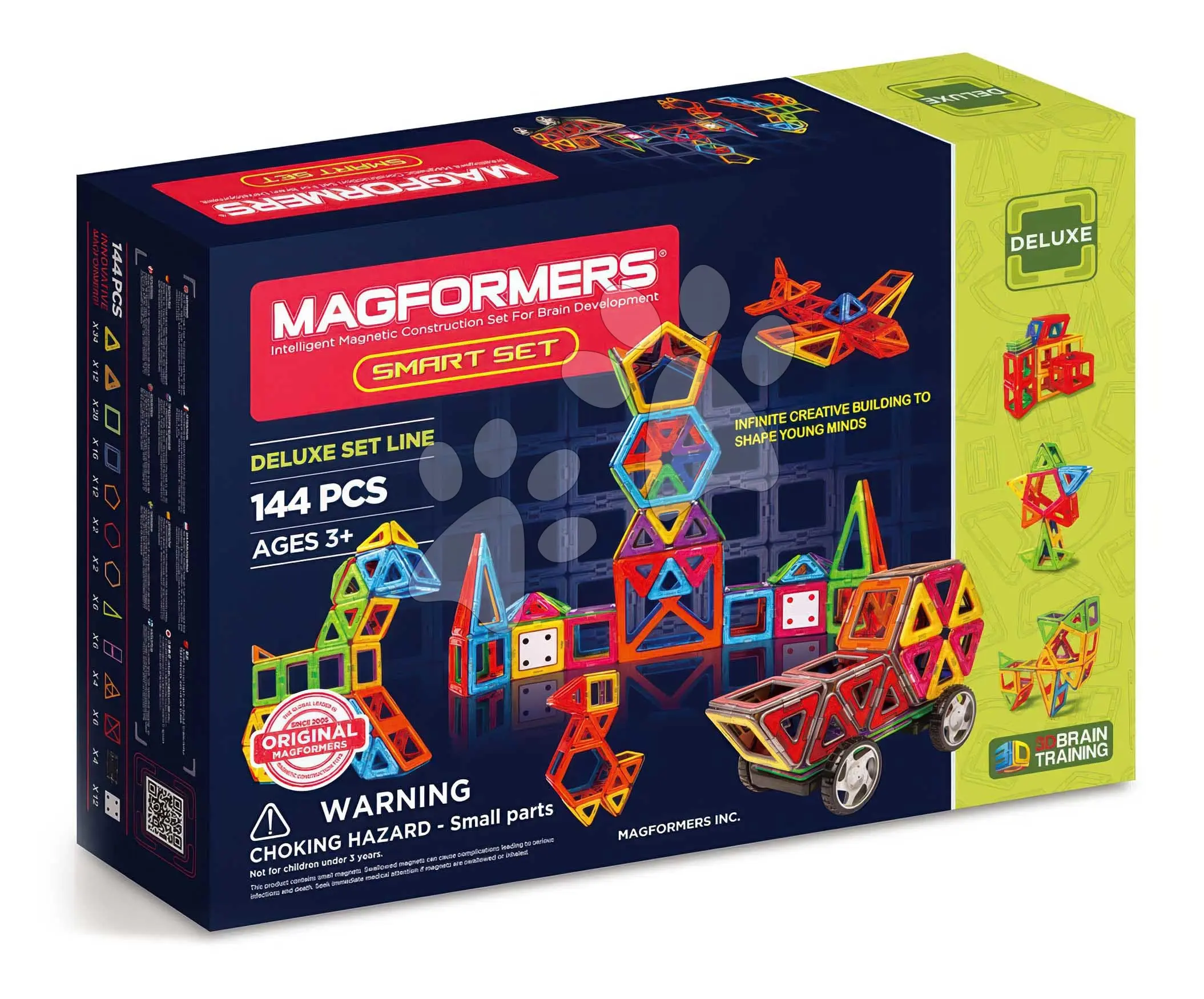Stavebnice magnetická Smart Set Deluxe Magformers 144 dílů