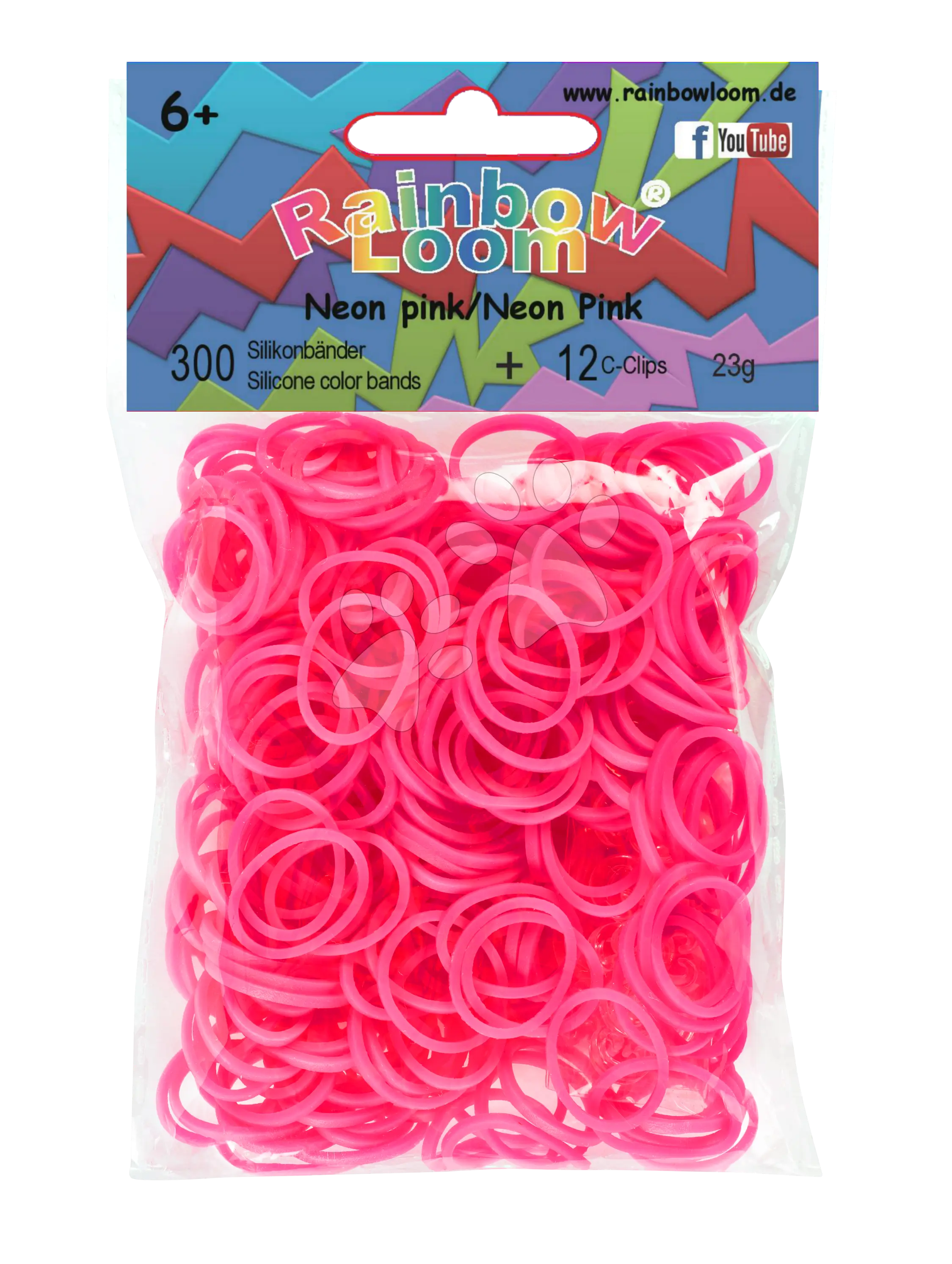 Rainbow Loom dětské gumičky neonové 20235 růžové