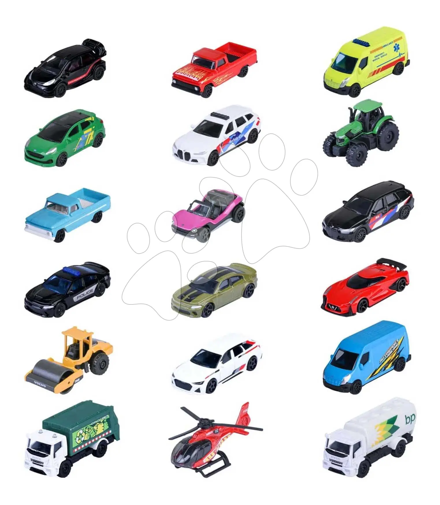 majorette kovové pouliční vozy různé modely 1:64