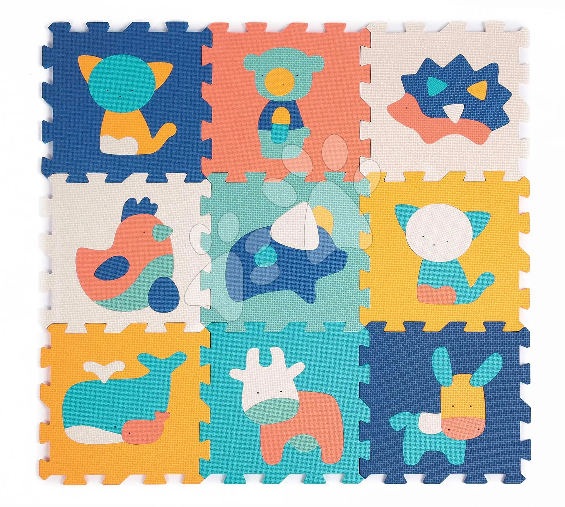 Ludi Puzzle pěnové 90x90 cm Zvířátka