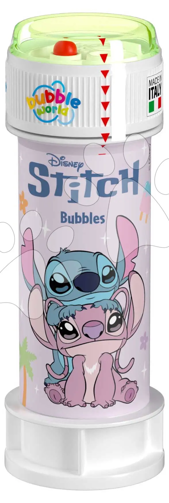 Bublifuk Stitch & Angel Disney Bubble World Dulcop hypoalergenní bez niklu a parabénů