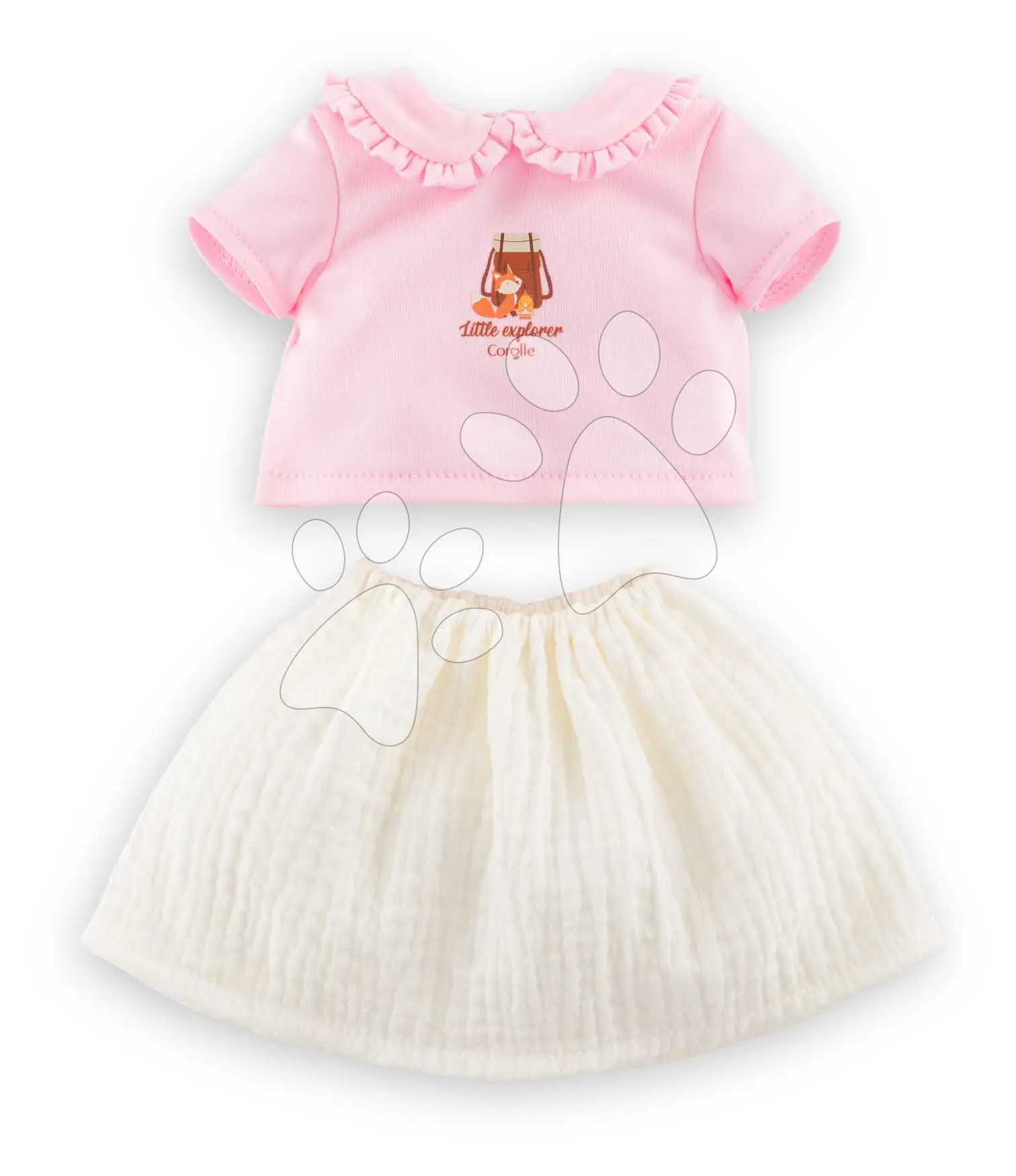 Tričko a sukně pro panenku T-Shirt & Skirt Little Explorer Mon Premier Poupon Corolle pro panenku 30 cm od 18 měsíců