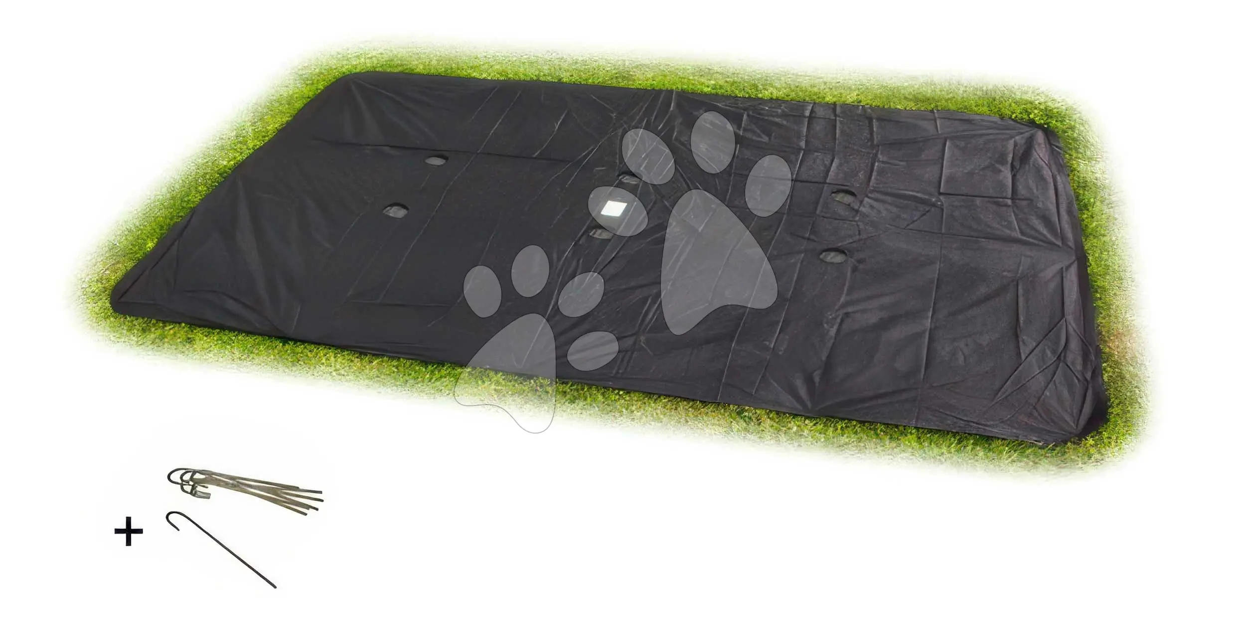 Krycí plachta Ground Level trampoline cover Exit Toys pro trampolíny o rozměru 244*366 cm