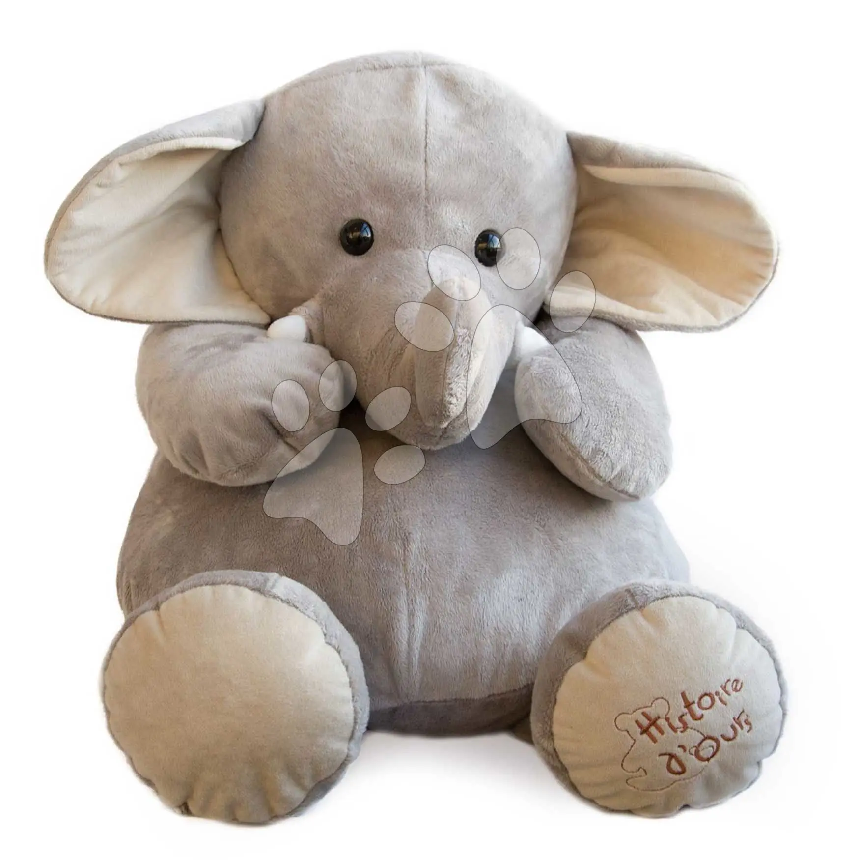 Plyšový slon Elephant Histoire d’ Ours šedý 60 cm od 0 měsíců