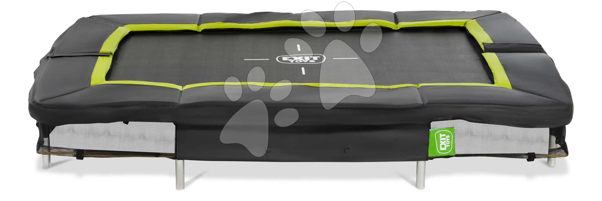Trampolína Silhouette Ground Sports Exit Toys pozemní 153*214 cm černá