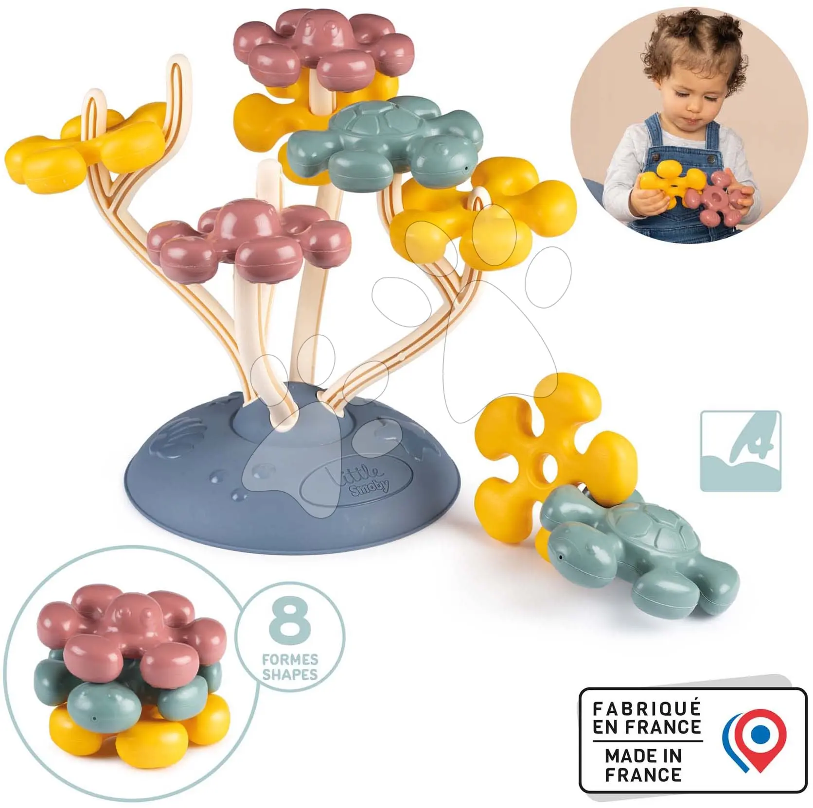 Smoby LITTLE motorická hračka Coral Tree