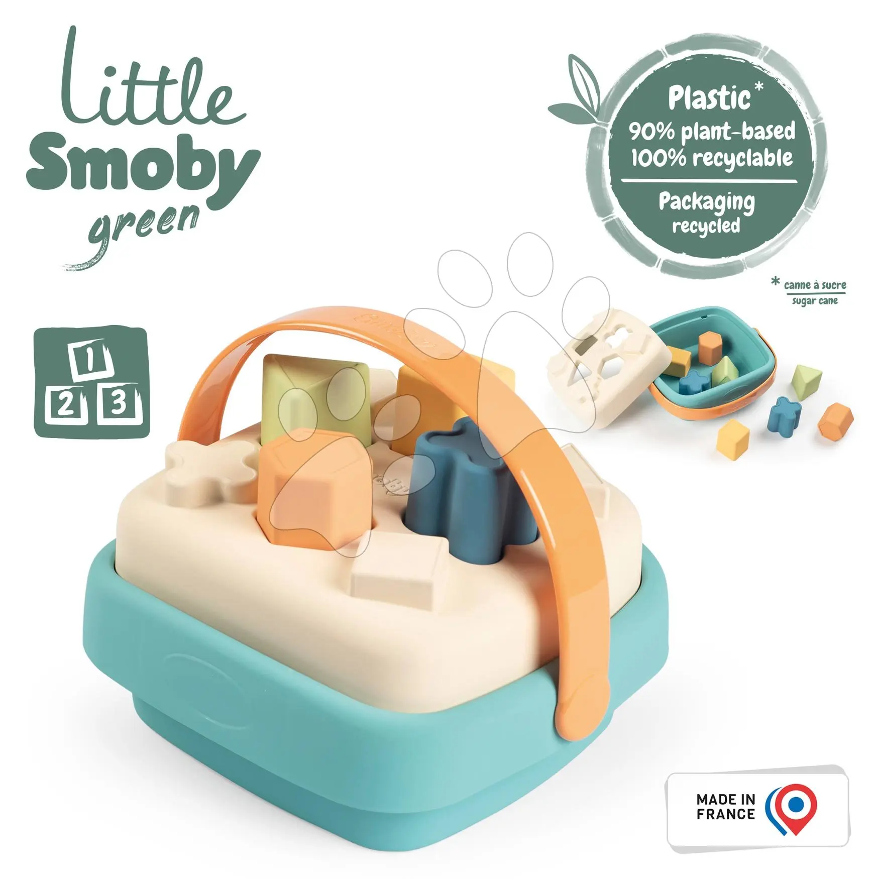 Smoby Little Green vkládačka z bioplastu