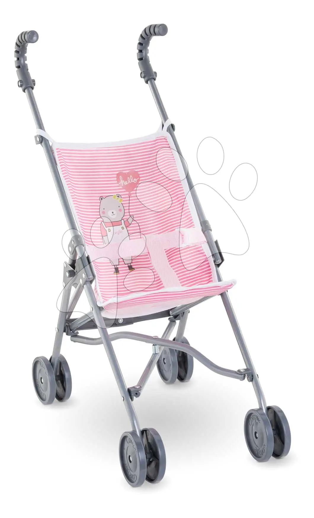 Skládací kočárek Umbrella Stroller Pink Mon Grand Poupon Corolle pro panenky 36-52 cm