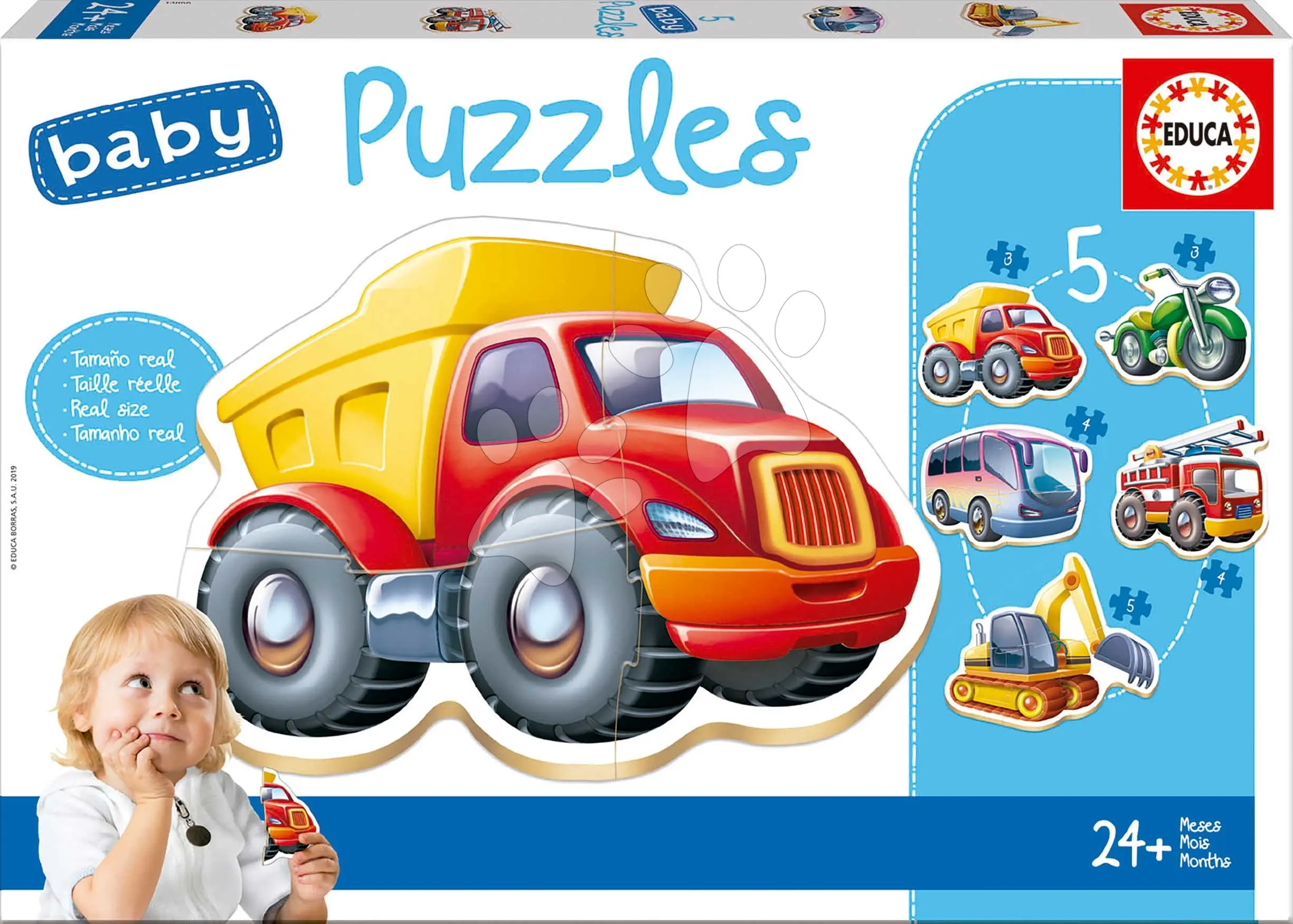 Vozidla 5v1 - puzzle z kategorie Maxi dieliky