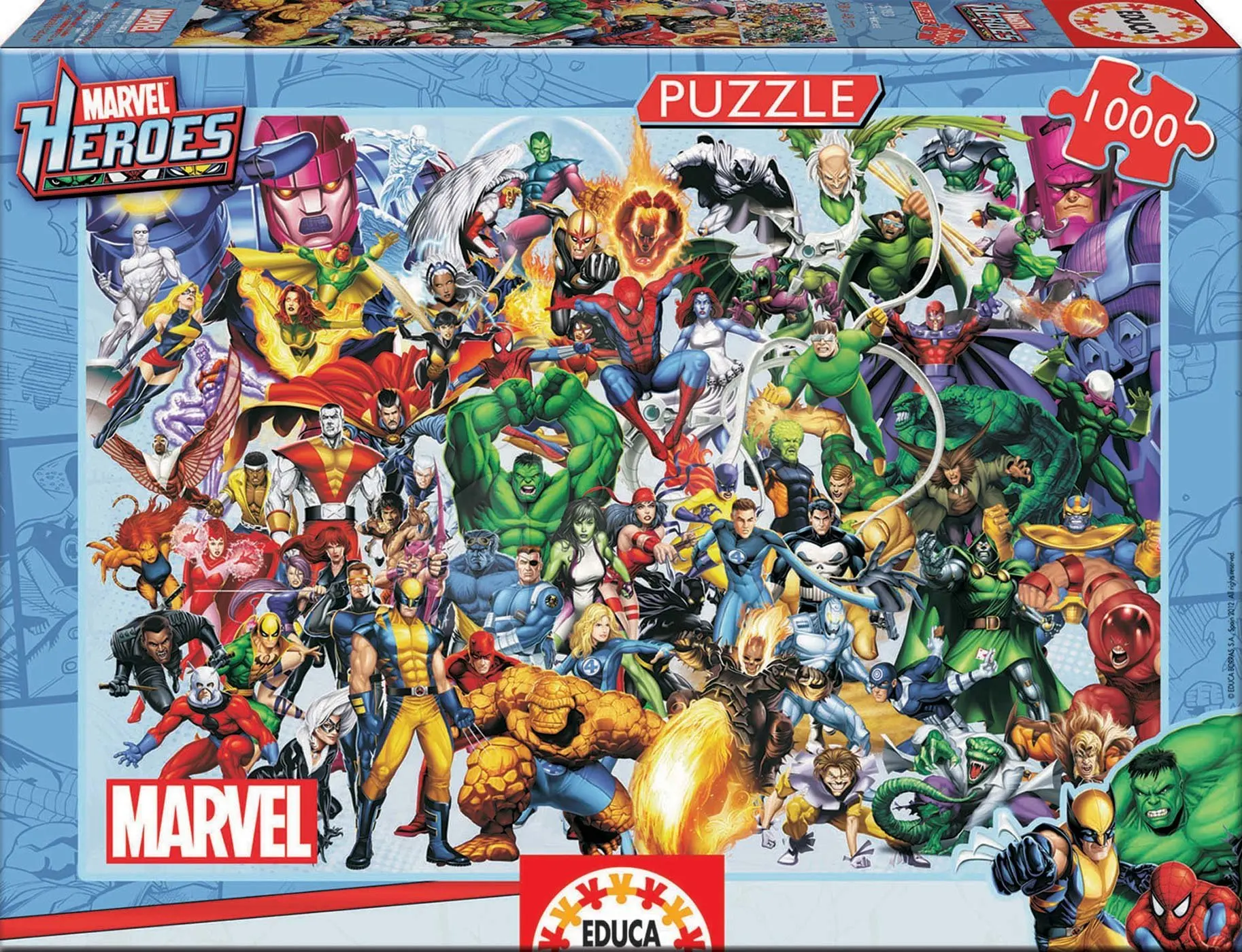 Heros of Marvel - puzzle z kategorie Ostatné