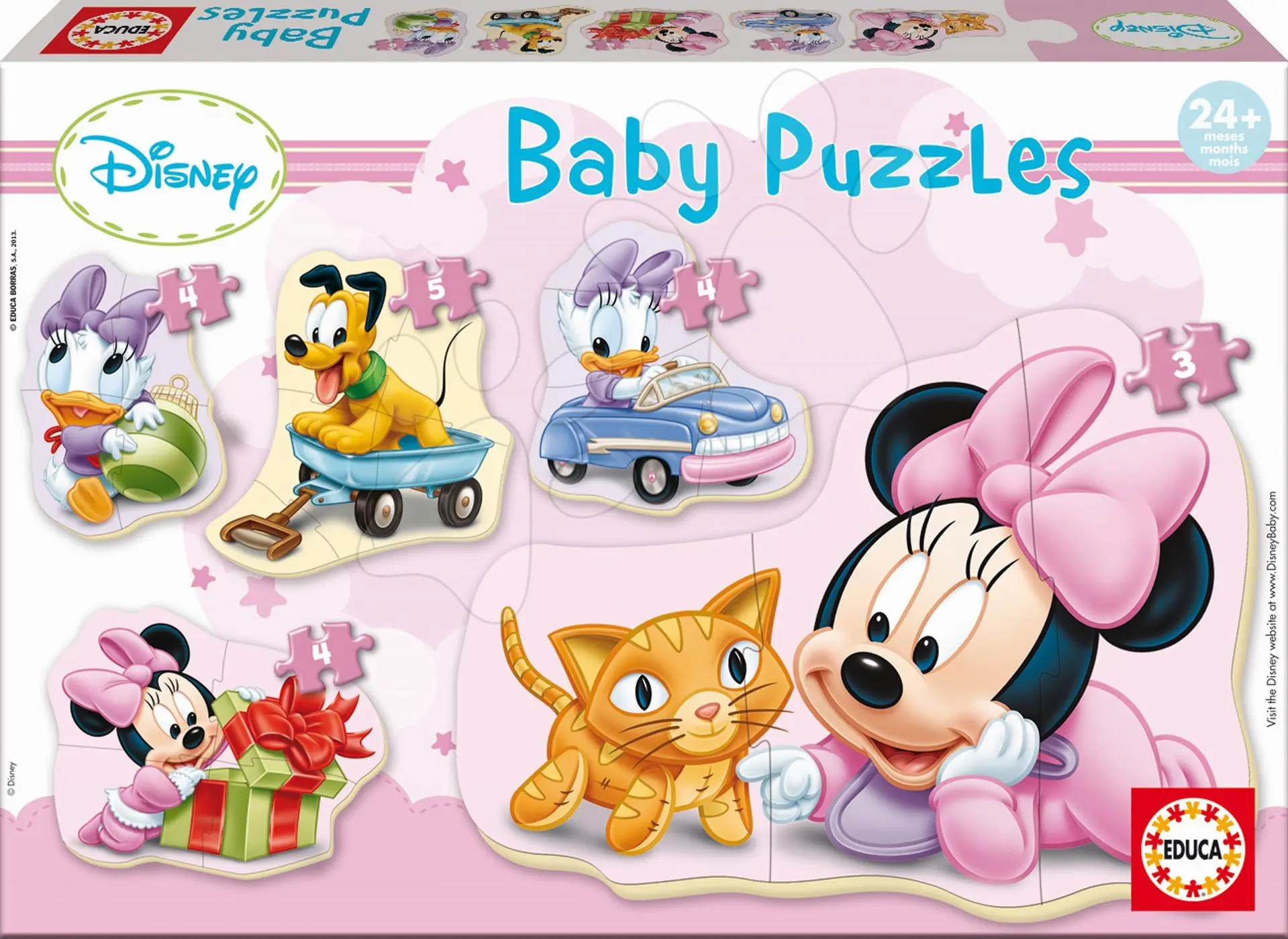 Trefl Puzzle Baby Minnie 5v1 (3-5 dílků)