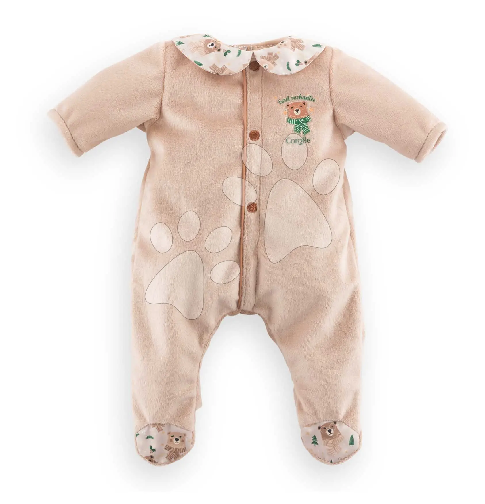Dupačky pro panenku Pajamas Enchanted Woods Mon Grand Poupon Corolle pro panenku 42 cm od 24 měsíců