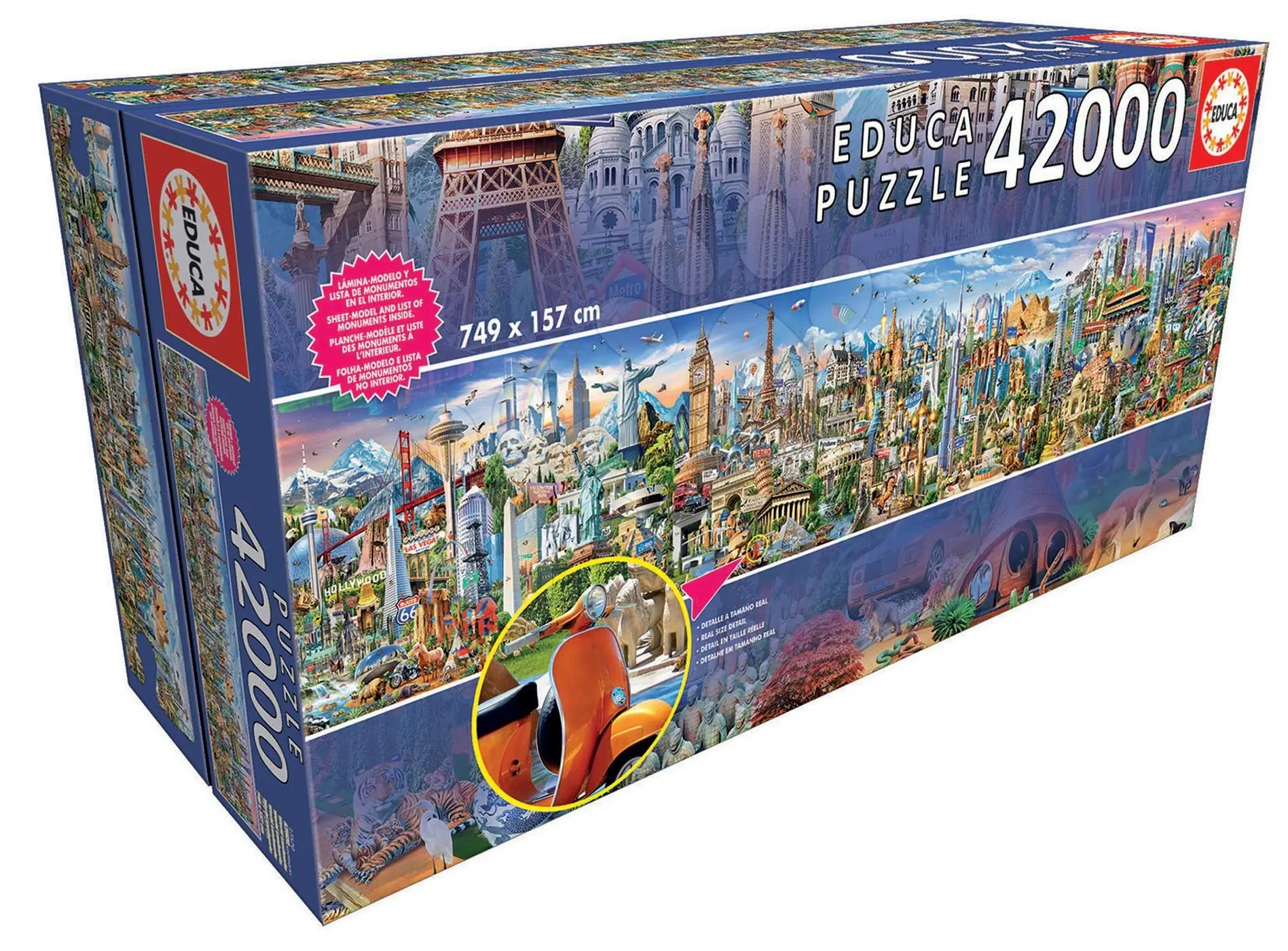 Educa puzzle Around the world 42000 dílků 17570