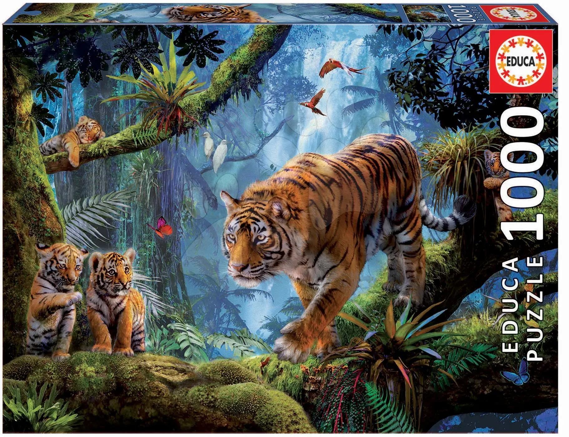 Puzzle Tygři na stromě 1000 dílků