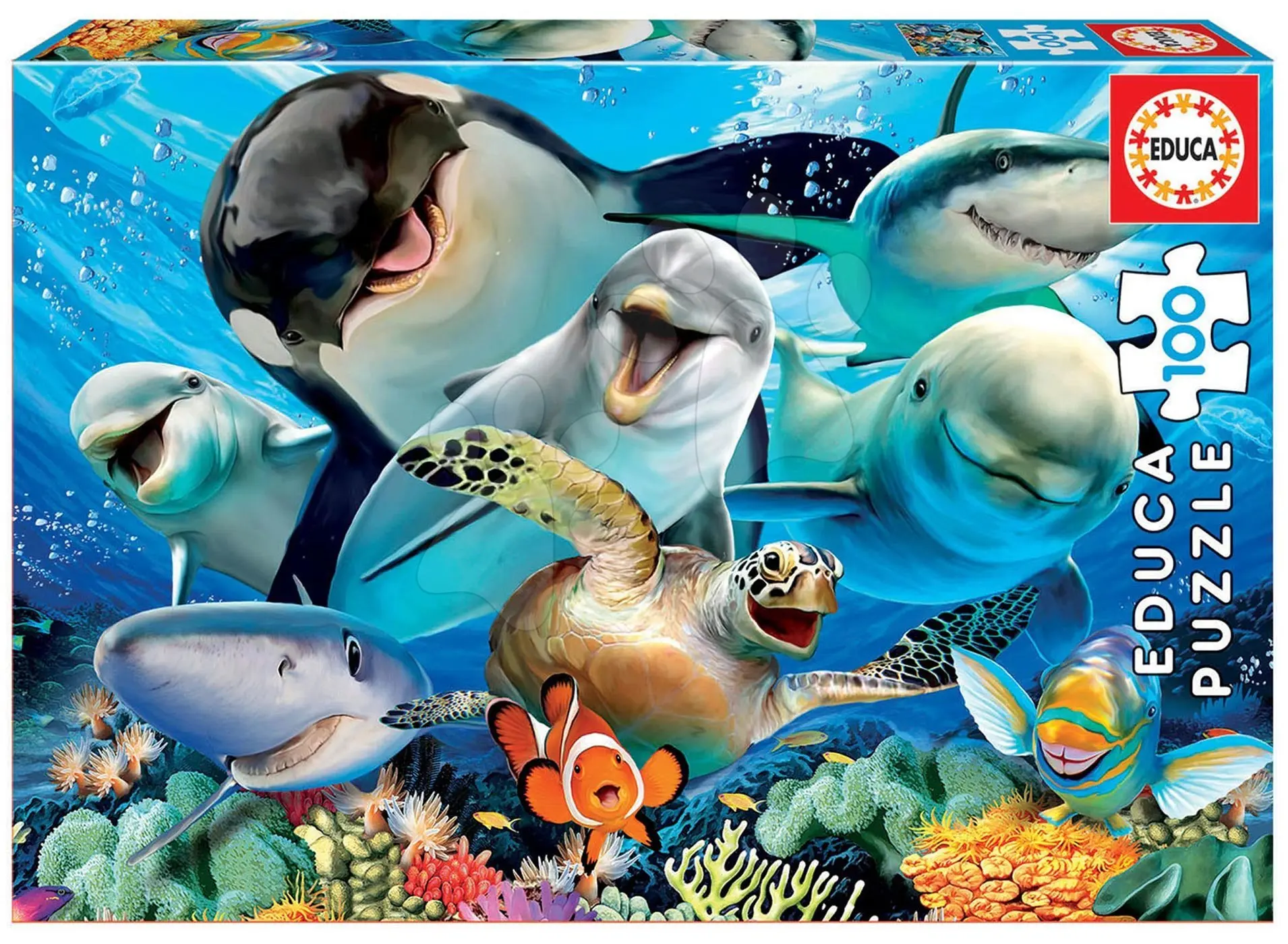 Puzzle Podvodní selfie 100 dílků