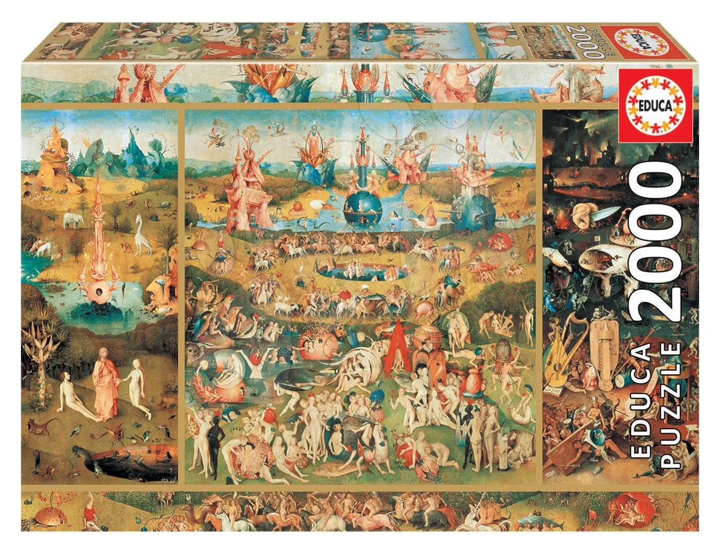 EDUCA Puzzle Zahrada pozemských rozkoší 2000 dílků 134730