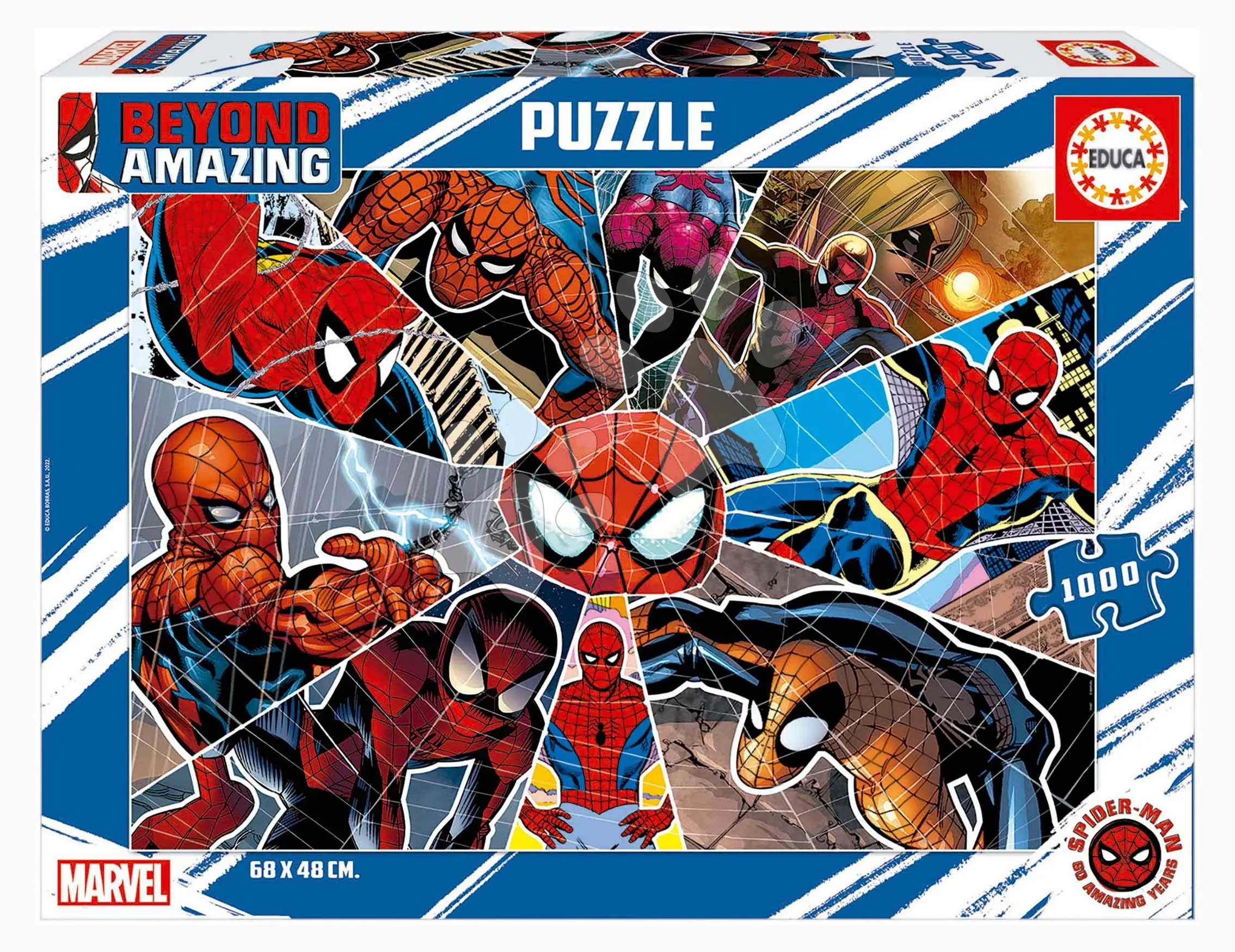 Puzzle Spiderman Beyond Amazing Educa 1000 dílků a Fix lepidlo