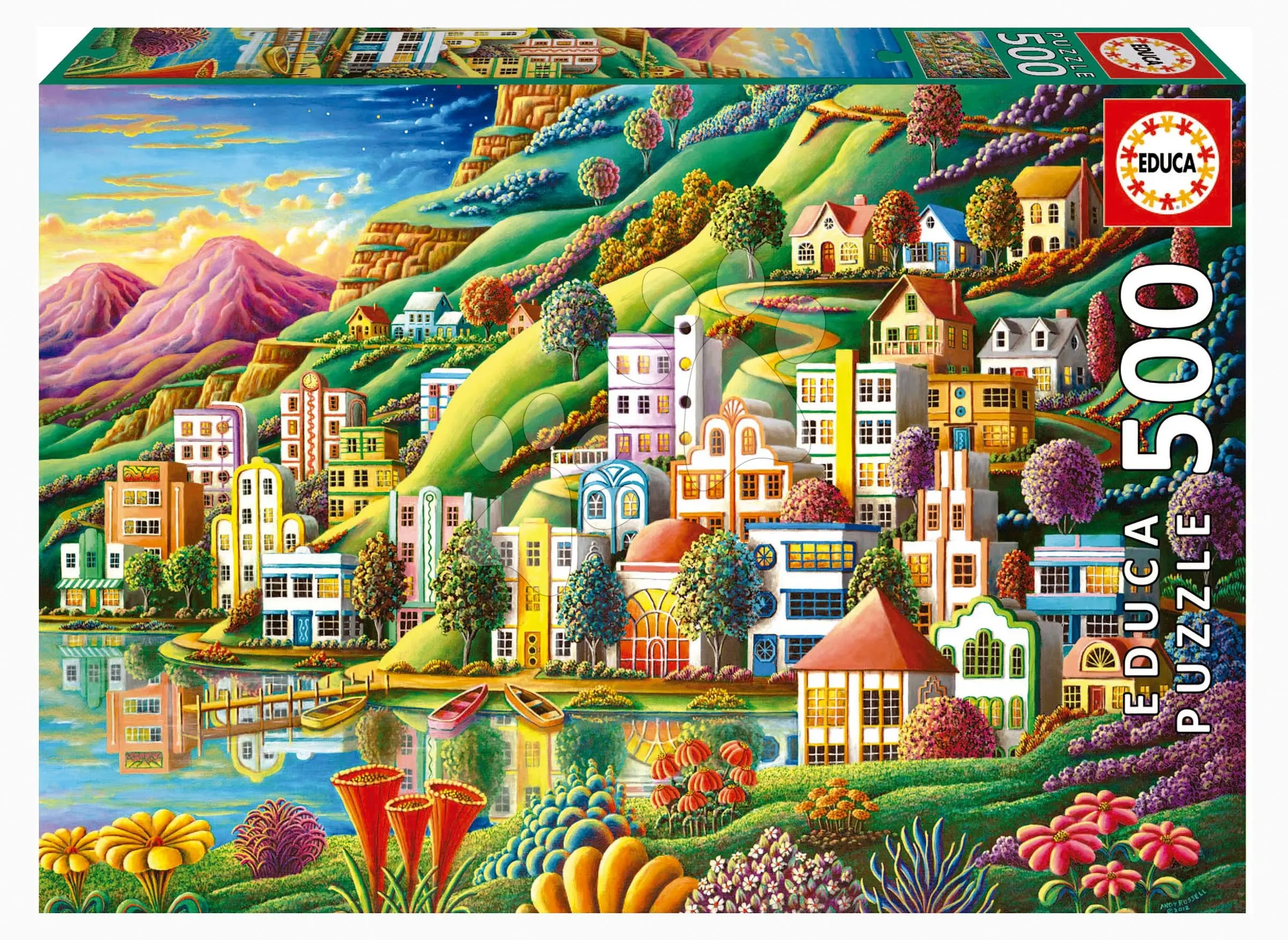 EDUCA Puzzle Skrytý přístav 500 dílků 152271