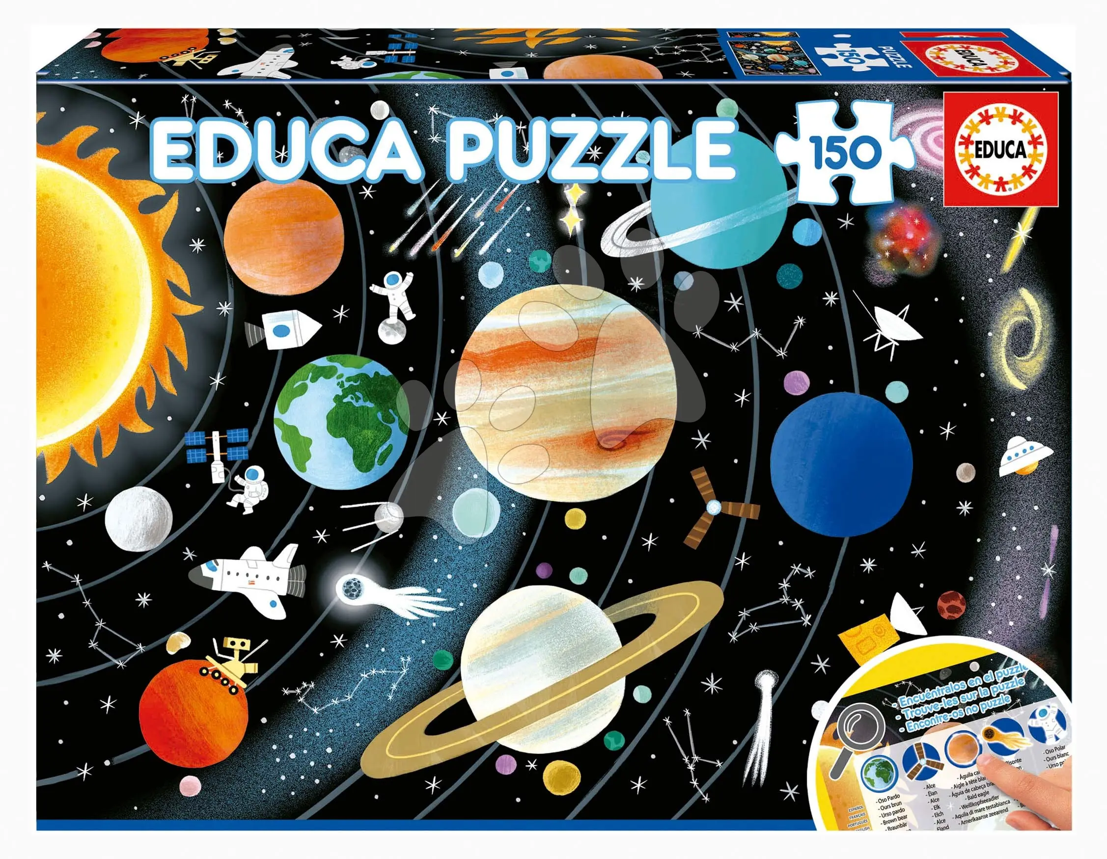 Puzzle Sluneční soustava 150 dílků