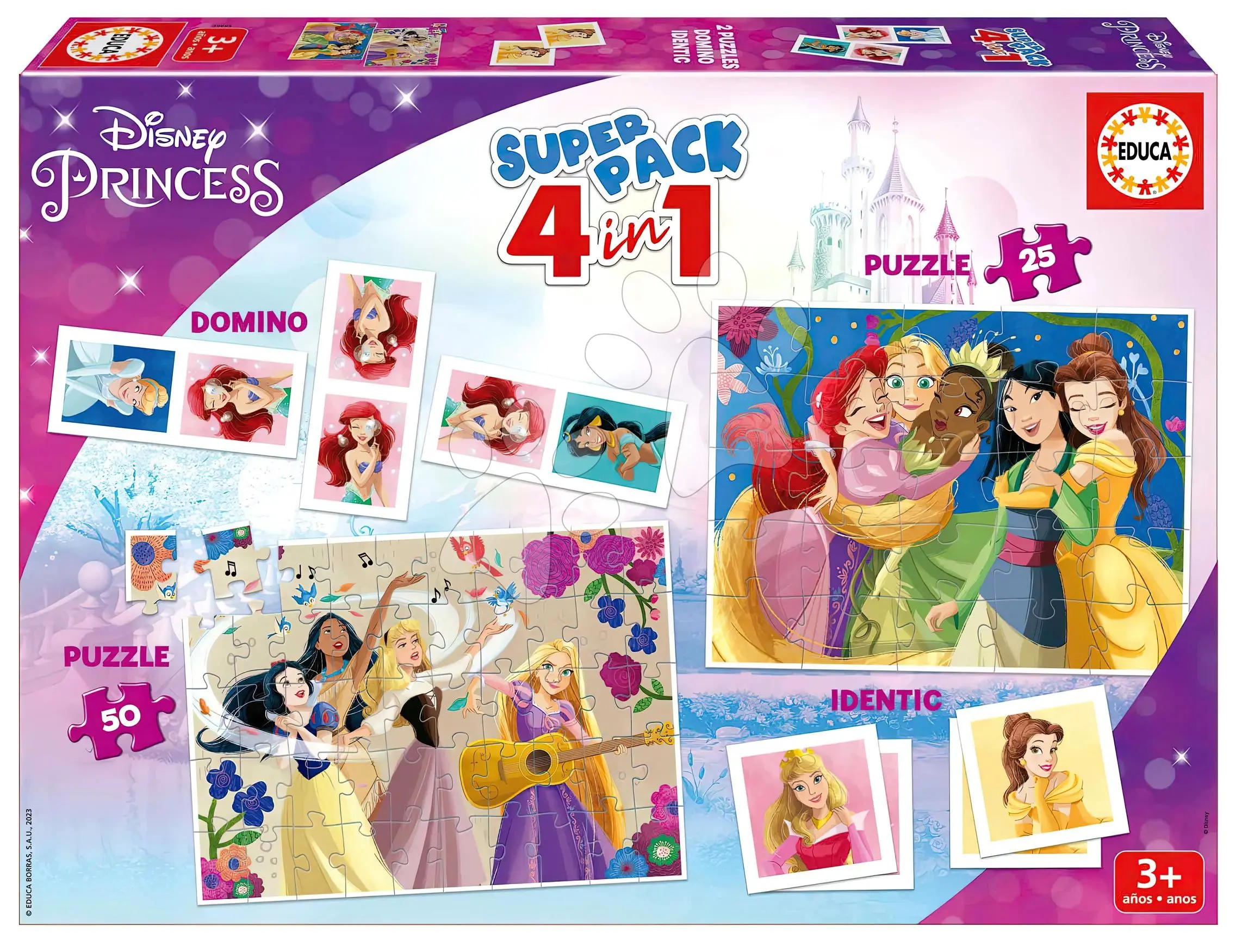 Soubor her Disney princezny/4v1 - hra z kategorie Karty, pexeso