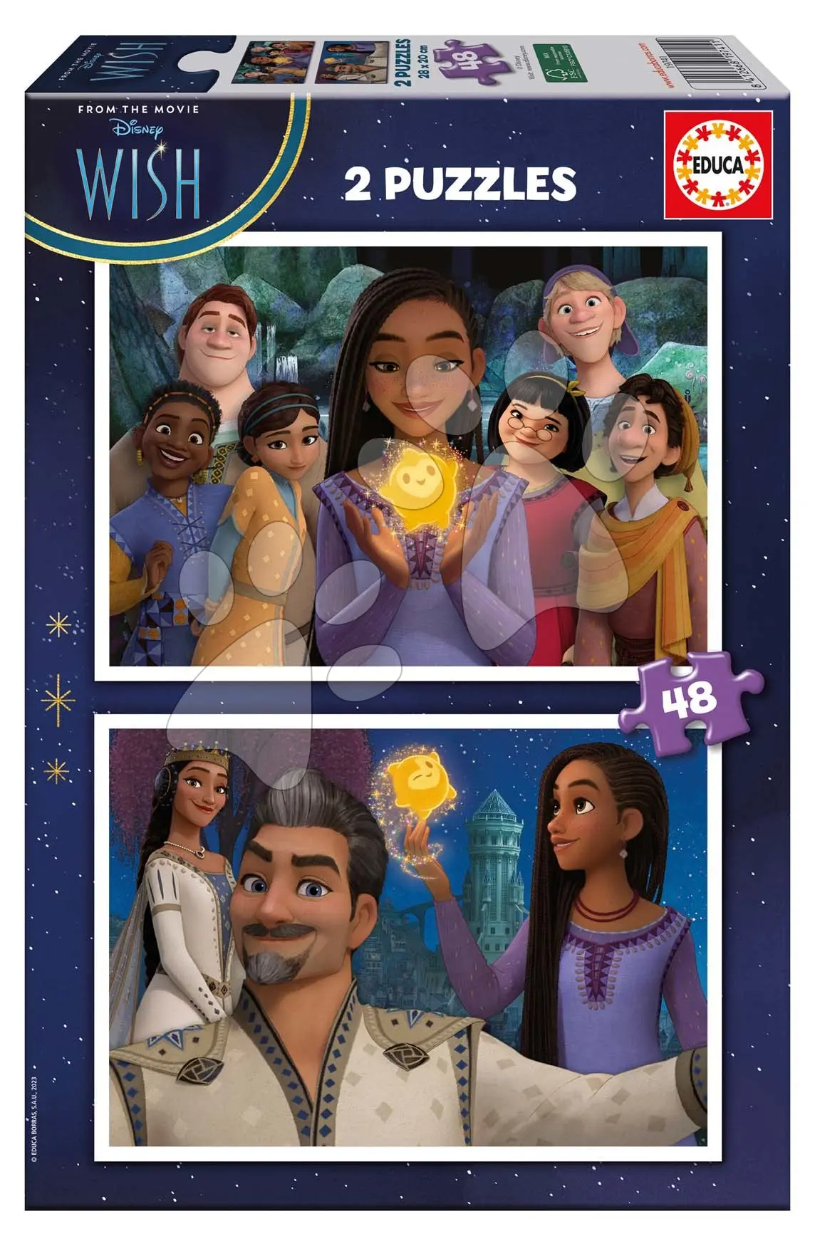 Puzzle Wish Educa 2 x 48 dílků od 4 let