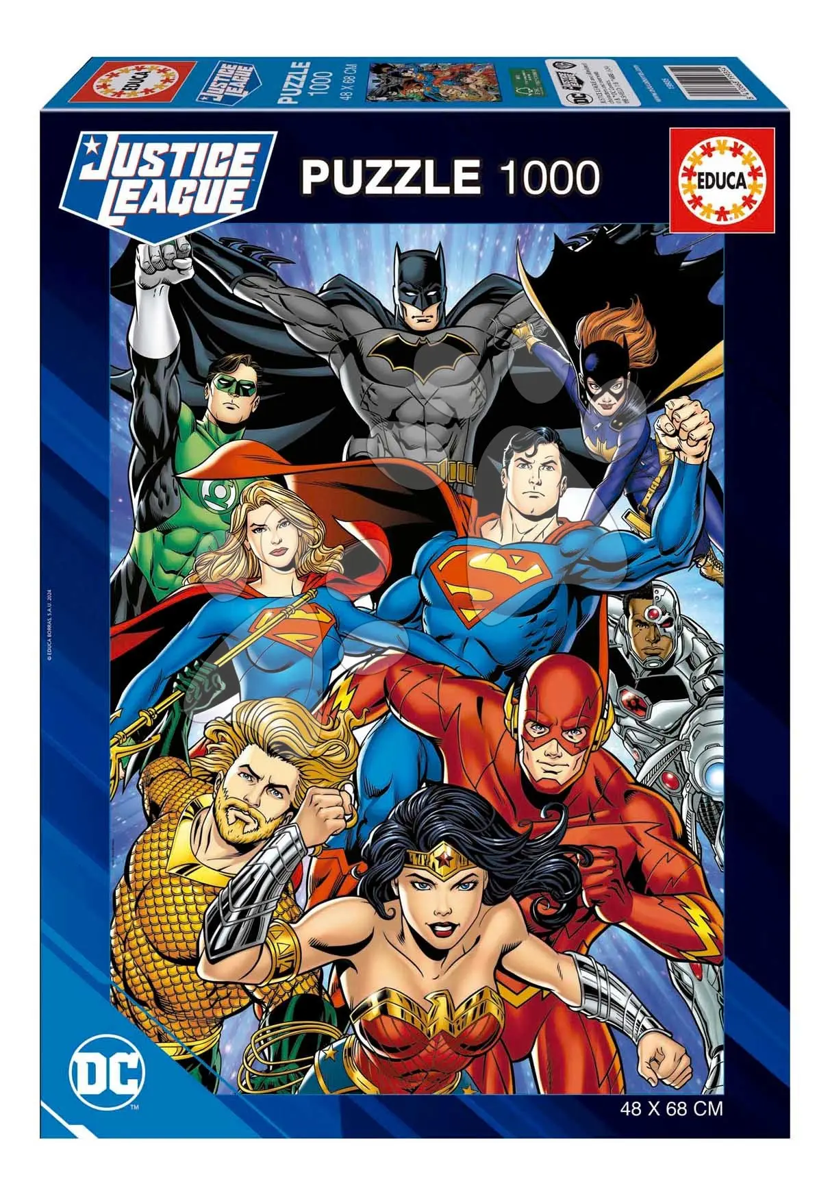 Puzzle Justice League DC Comics Educa 1000 dílků a Fix lepidlo