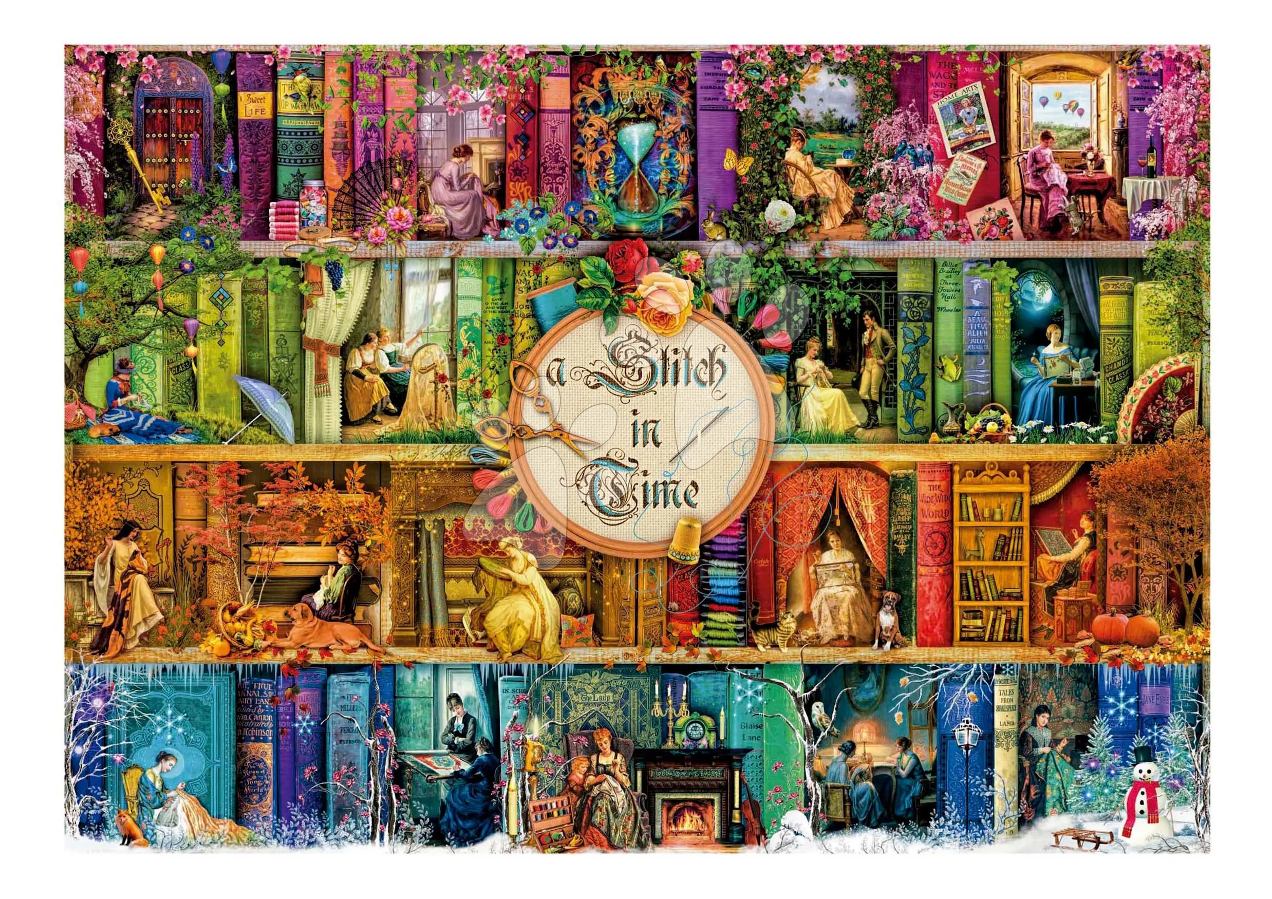 Puzzle A Stitch in Time Educa 3000 dílků