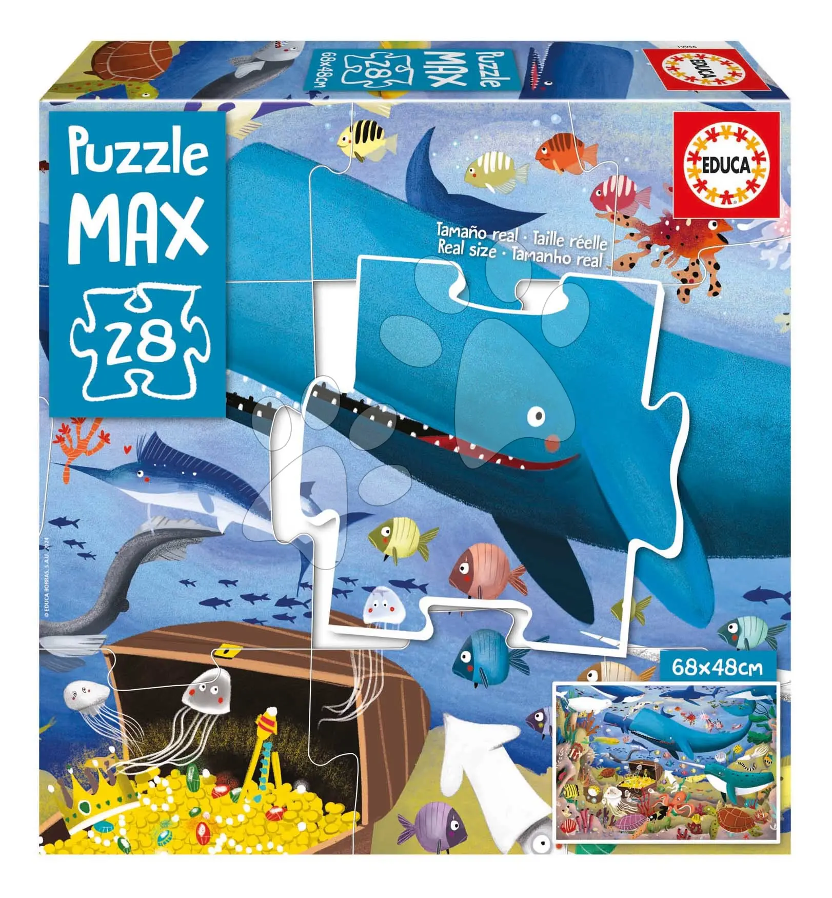 Puzzle Podmořský svět MAX Educa 28 velkých dílků