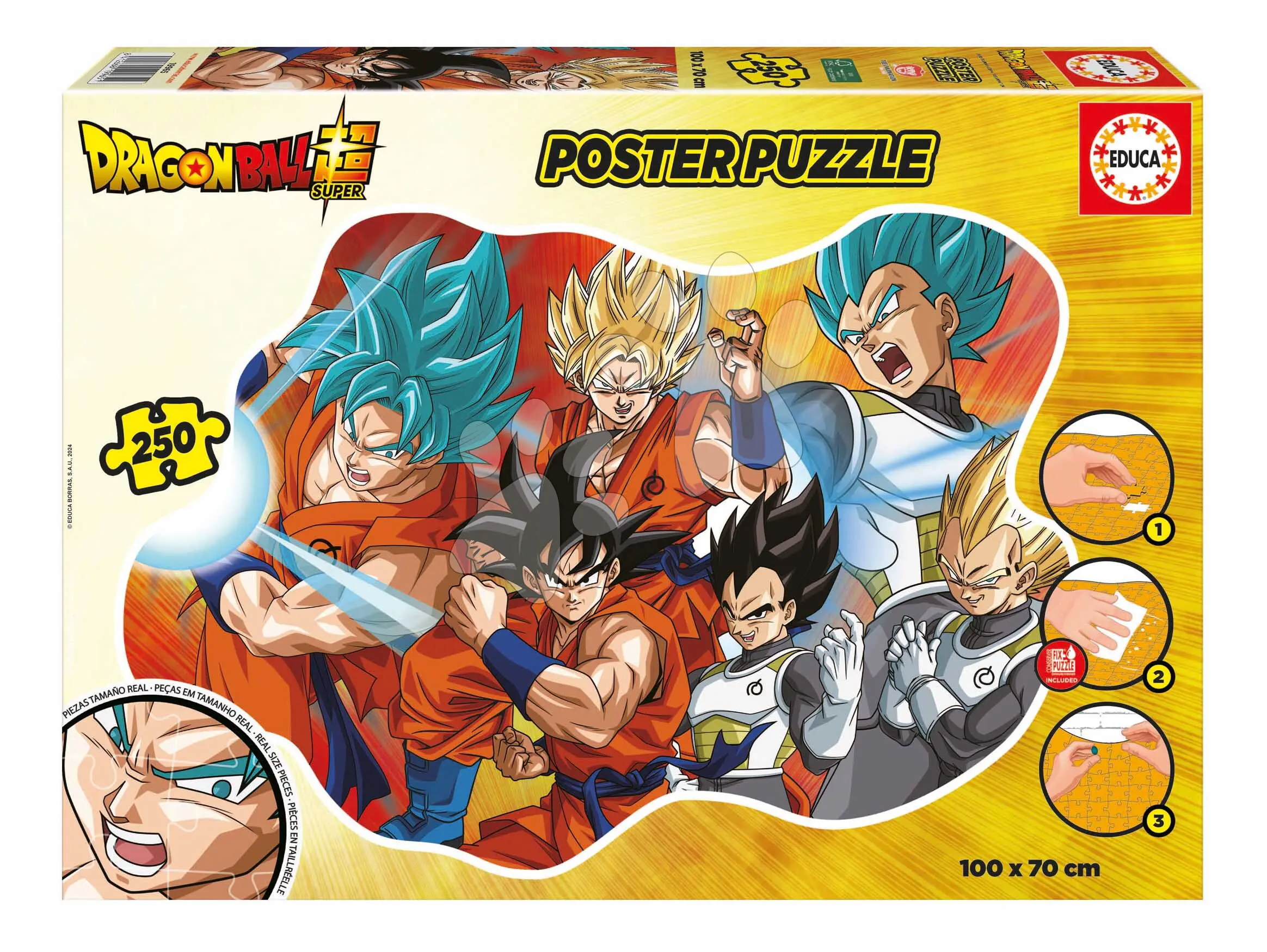 Puzzle plakát Poster Dragon Ball Educa 250 dílků od 8 let