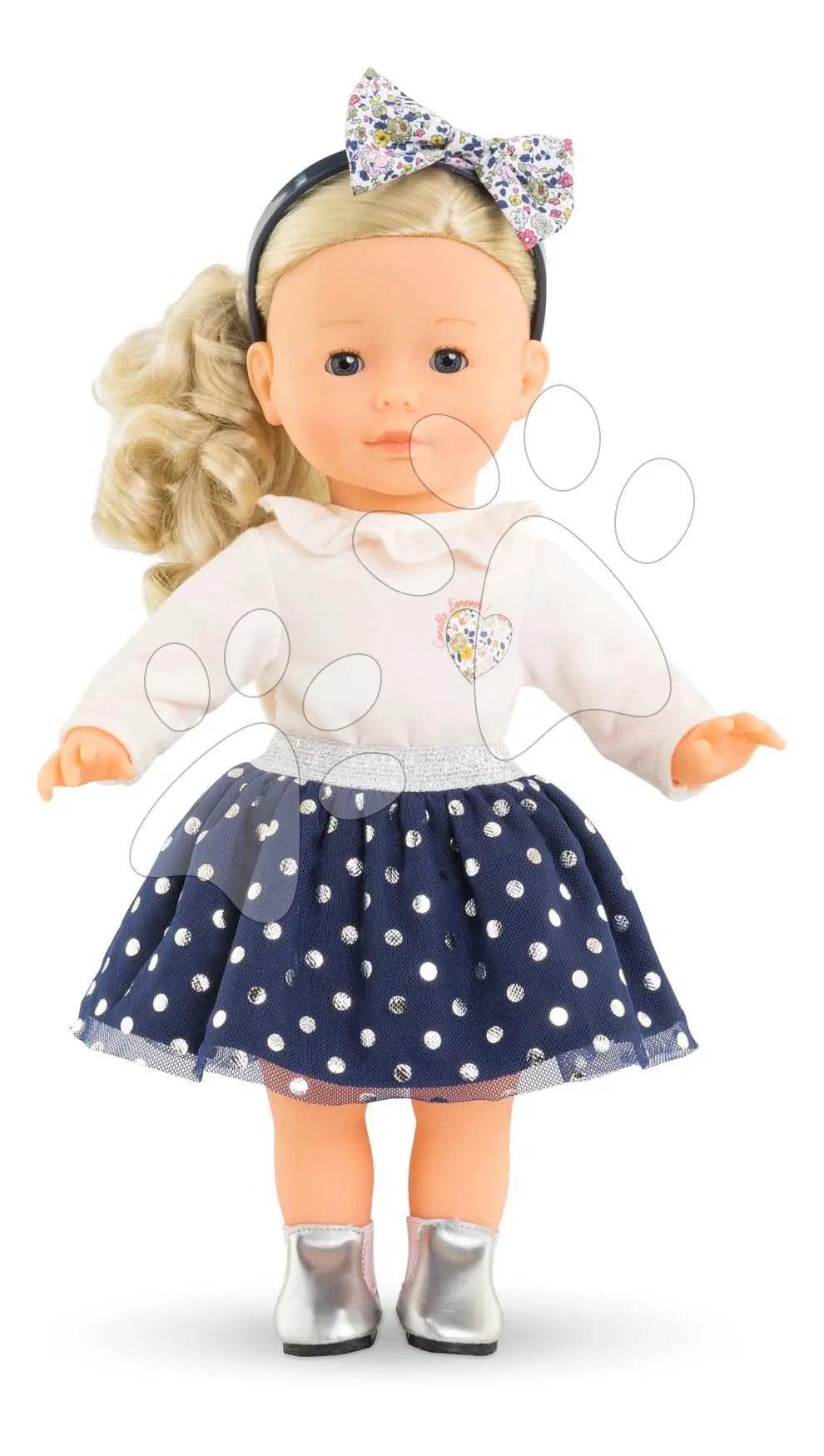Panenka Cléophée Ma Corolle blond vlasy a modré klipkající oči 36 cm