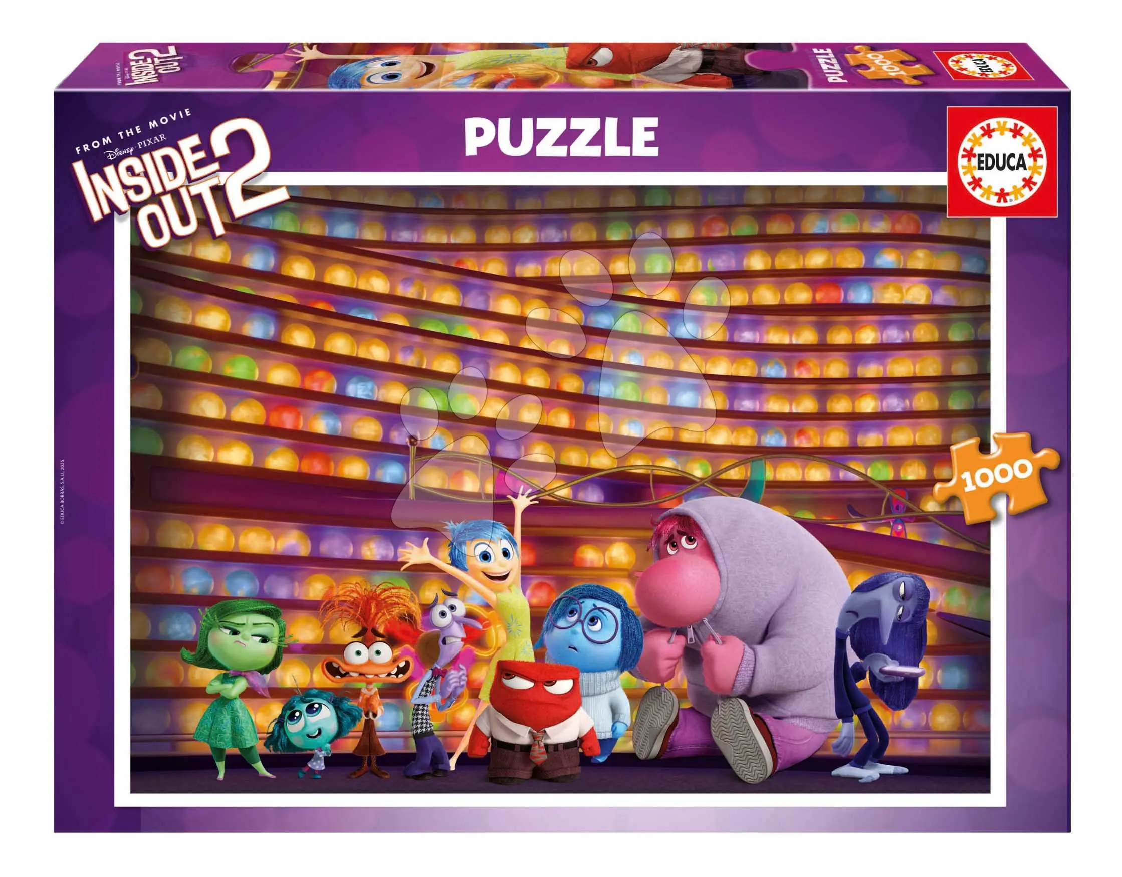Puzzle Inside Out 2 Extreme Educa 1000 dílků a Fix lepidlo