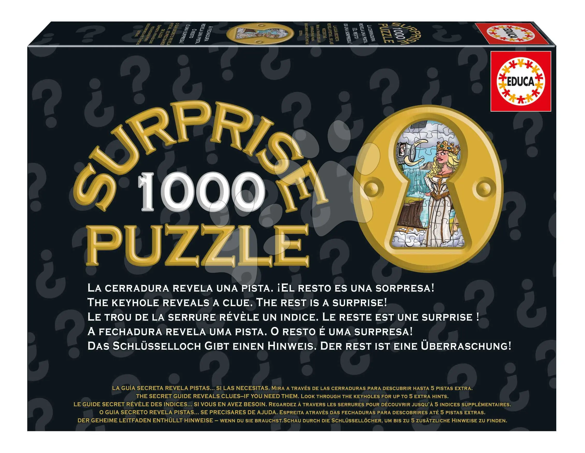 Puzzle s překvapením Knights Round Table Surprise Educa 1000 dílků a Fix lepidlo od 14 let