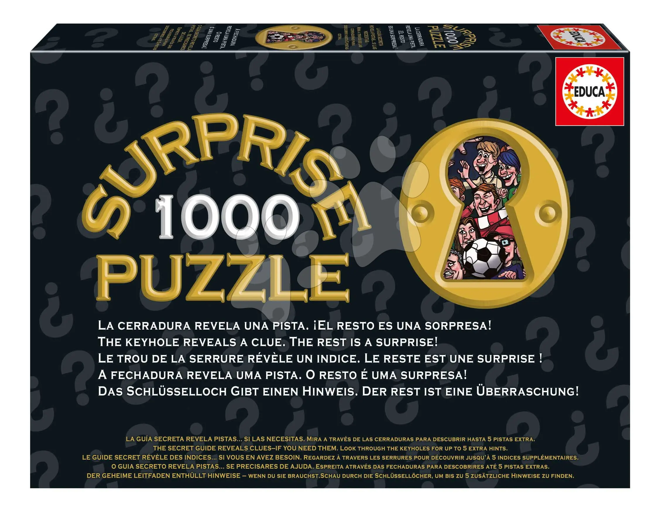 Puzzle s překvapením 1000 Shoot! Surprise Educa 1000 dílků a Fix lepidlo od 14 let