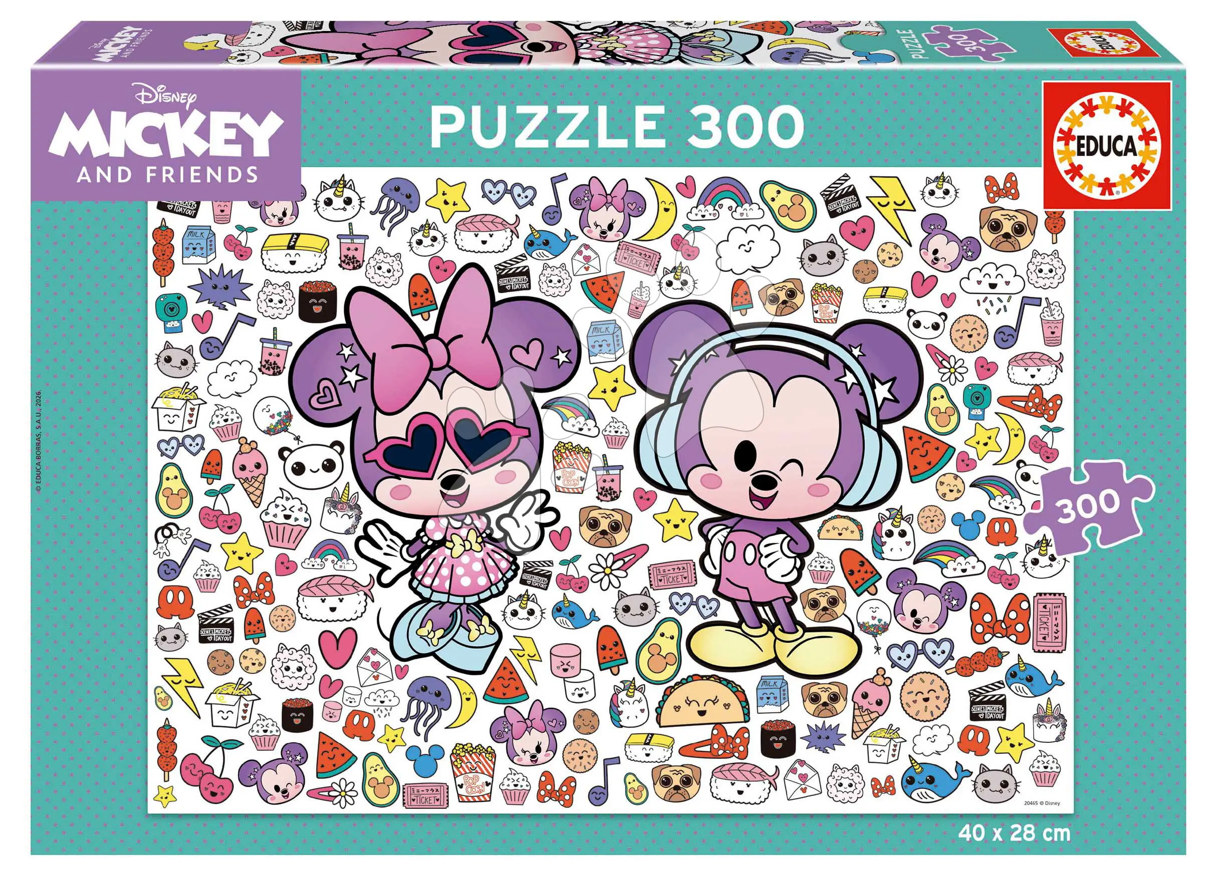 Puzzle Kawaii Disney Mickey & Friends Educa 300 dílků od 8 let