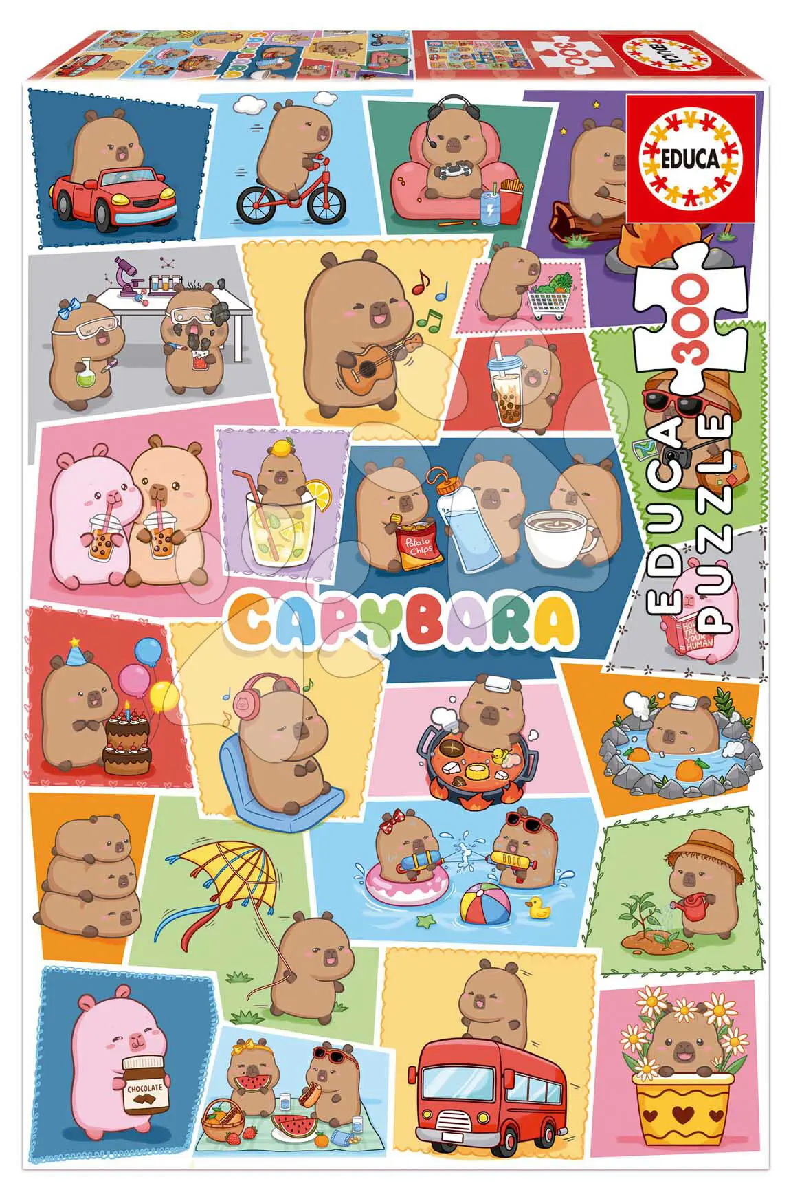 Puzzle CapyFun Educa 300 dílků od 8 let