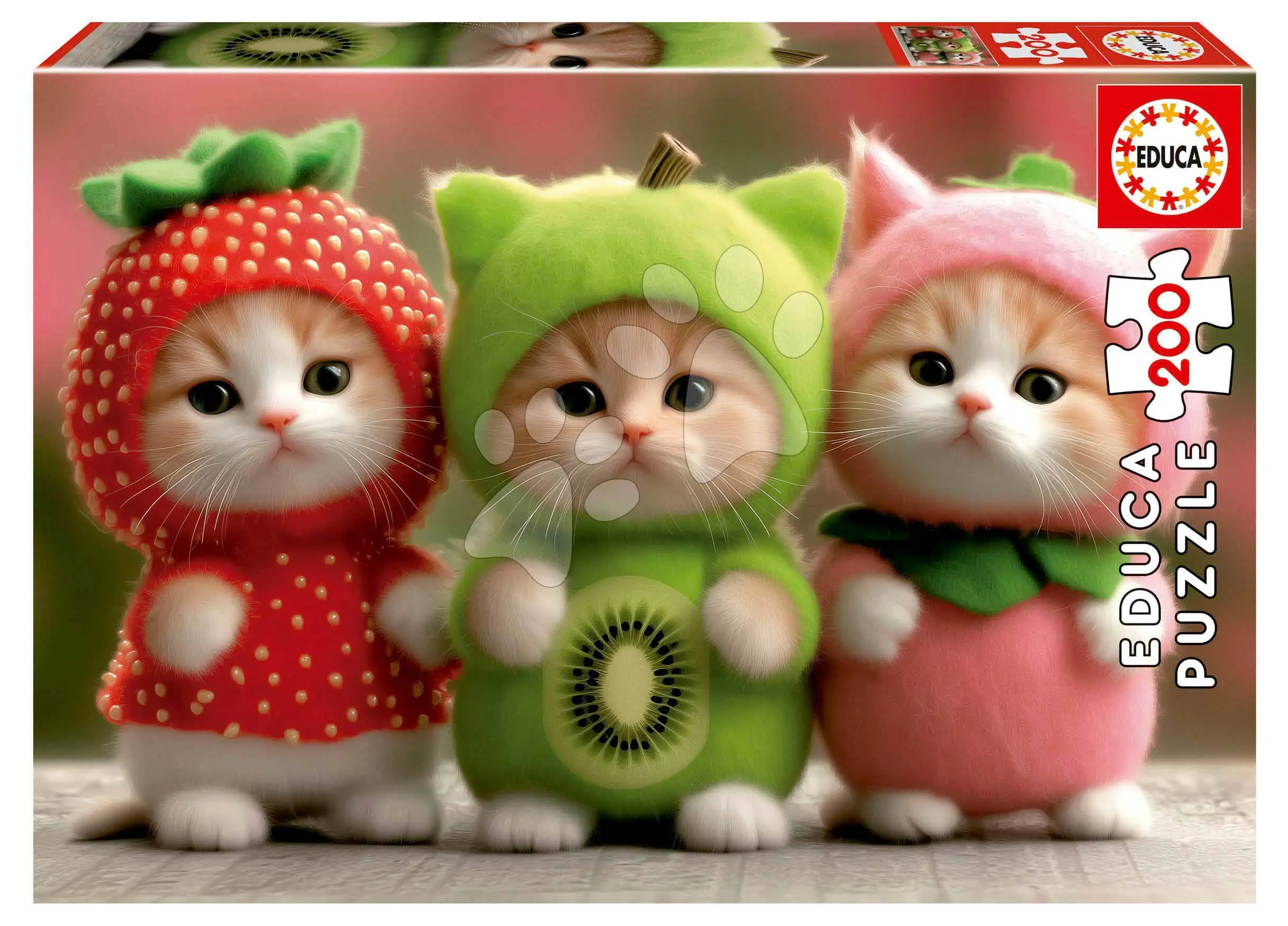 Puzzle Fruitie Kitties Educa 200 dílků od 6 let