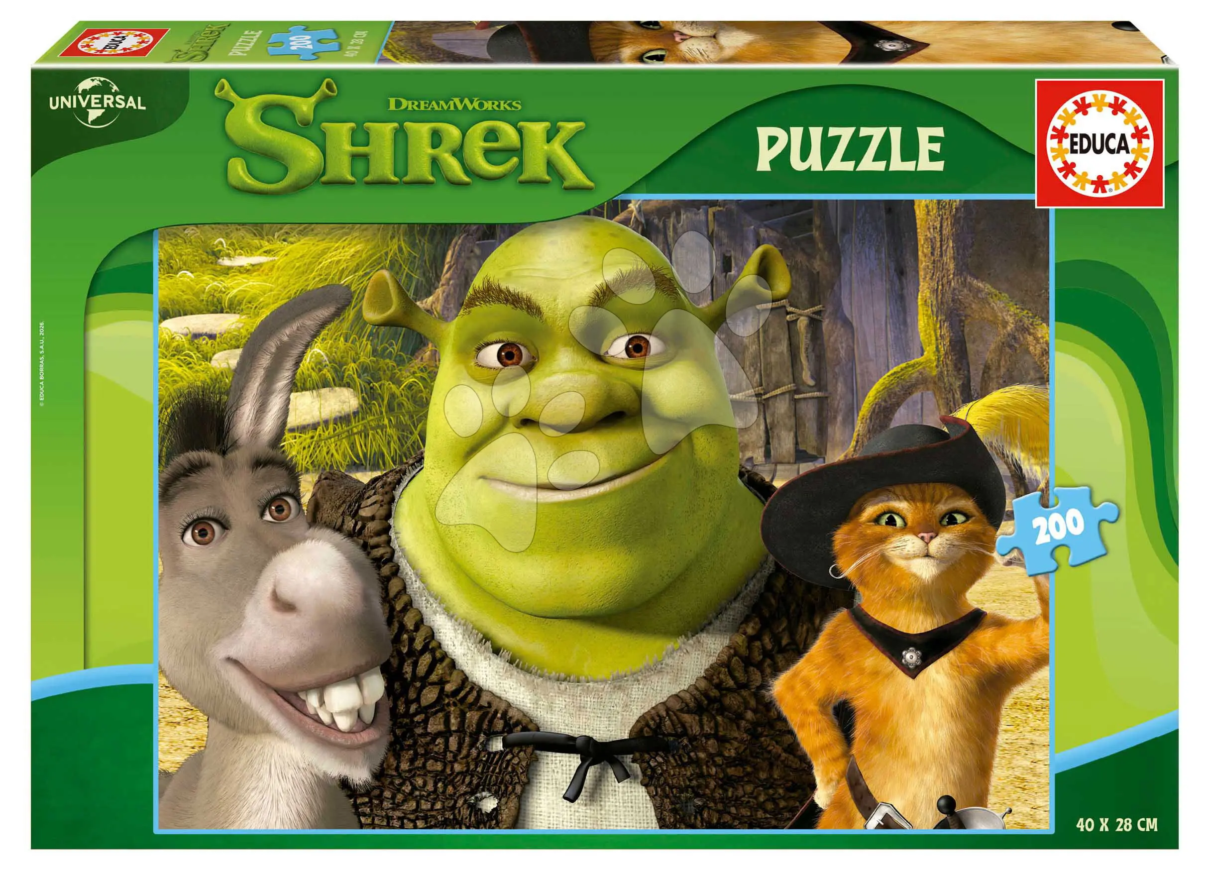 Puzzle Shrek Dreamworks Educa 200 dílků od 6 let