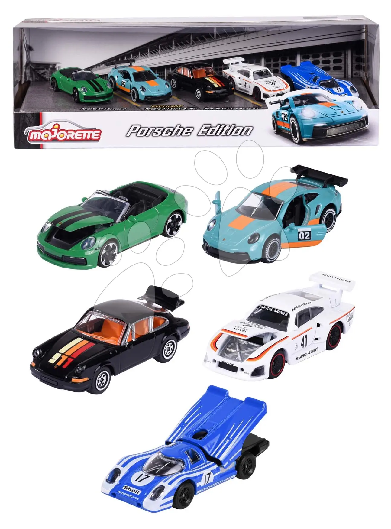 Majorette Porsche Motorsport dárková sada 5 ks