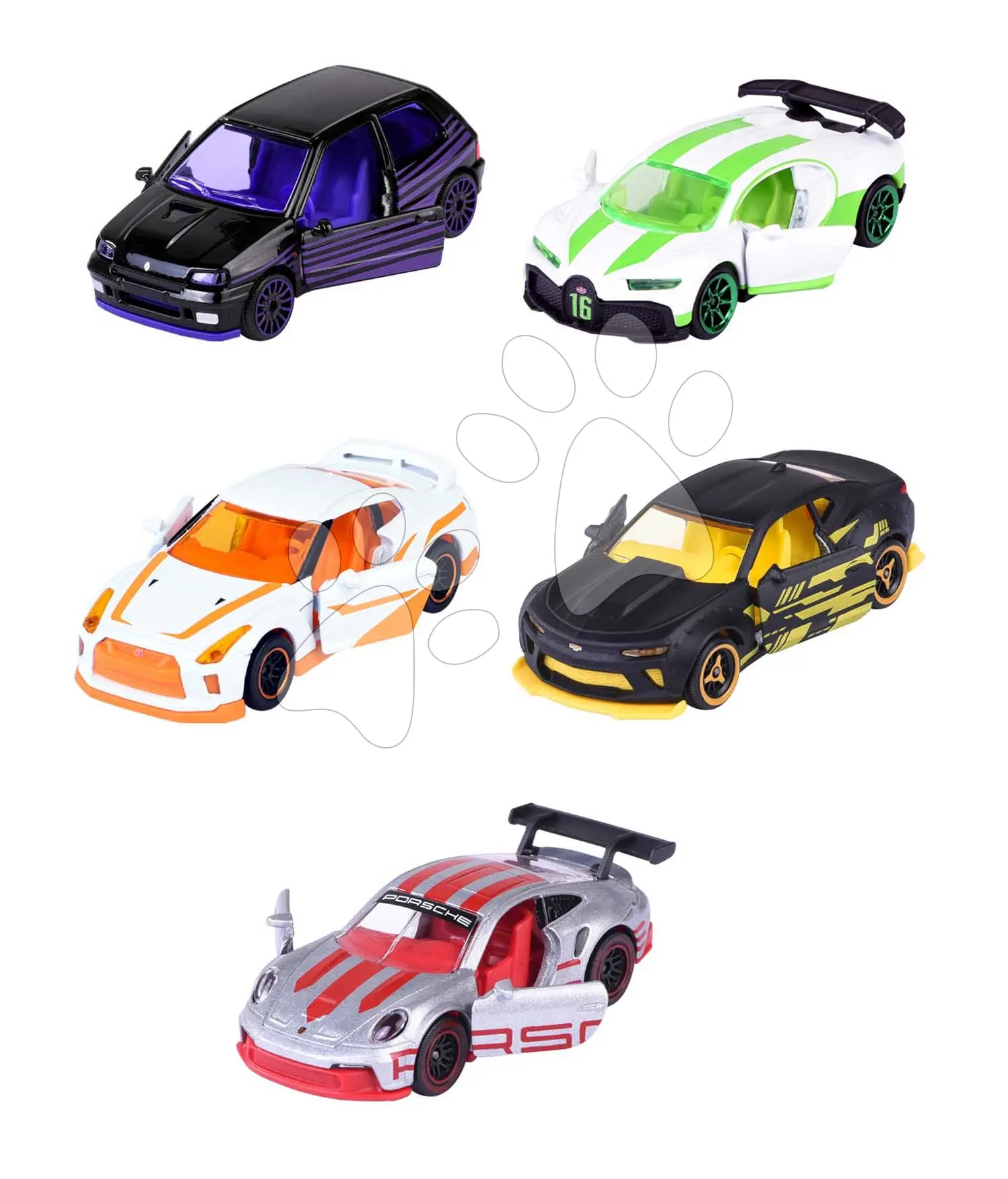 Autíčka Limited Edition 10 Giftpack 5 Pieces Majorette kovová délka 7,5 cm sada 5 druhů v dárkovém balení
