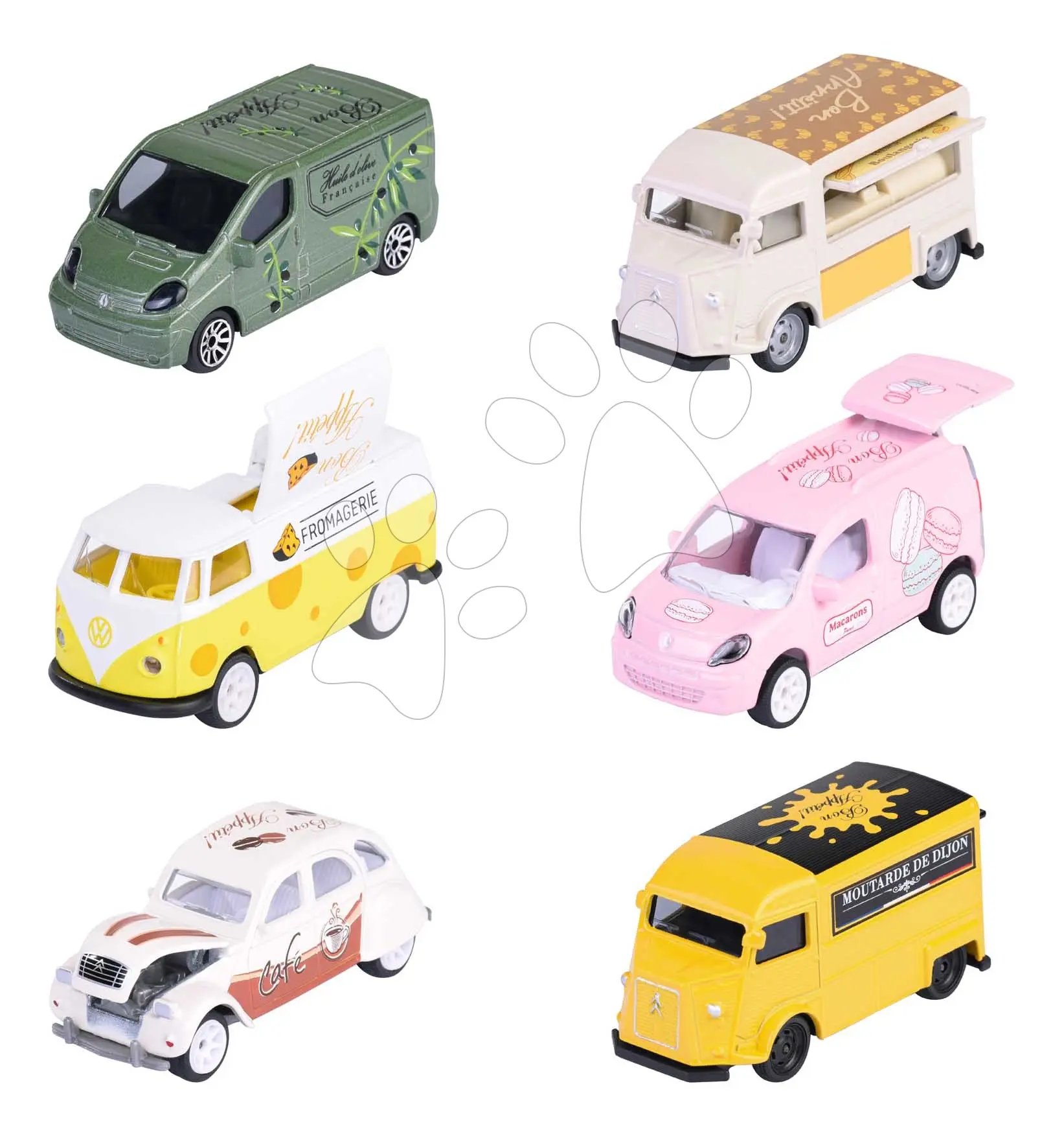 Autíčko French Touch Deluxe Cars Majorette kovové s odpružením a sběratelským boxem délka 7,5 cm 6 různých druhů