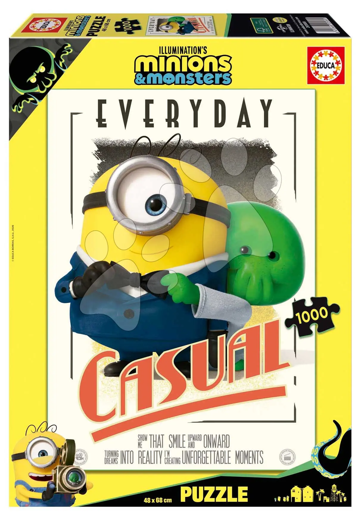Puzzle Minions Educa 1000 dílků a Fix lepidlo