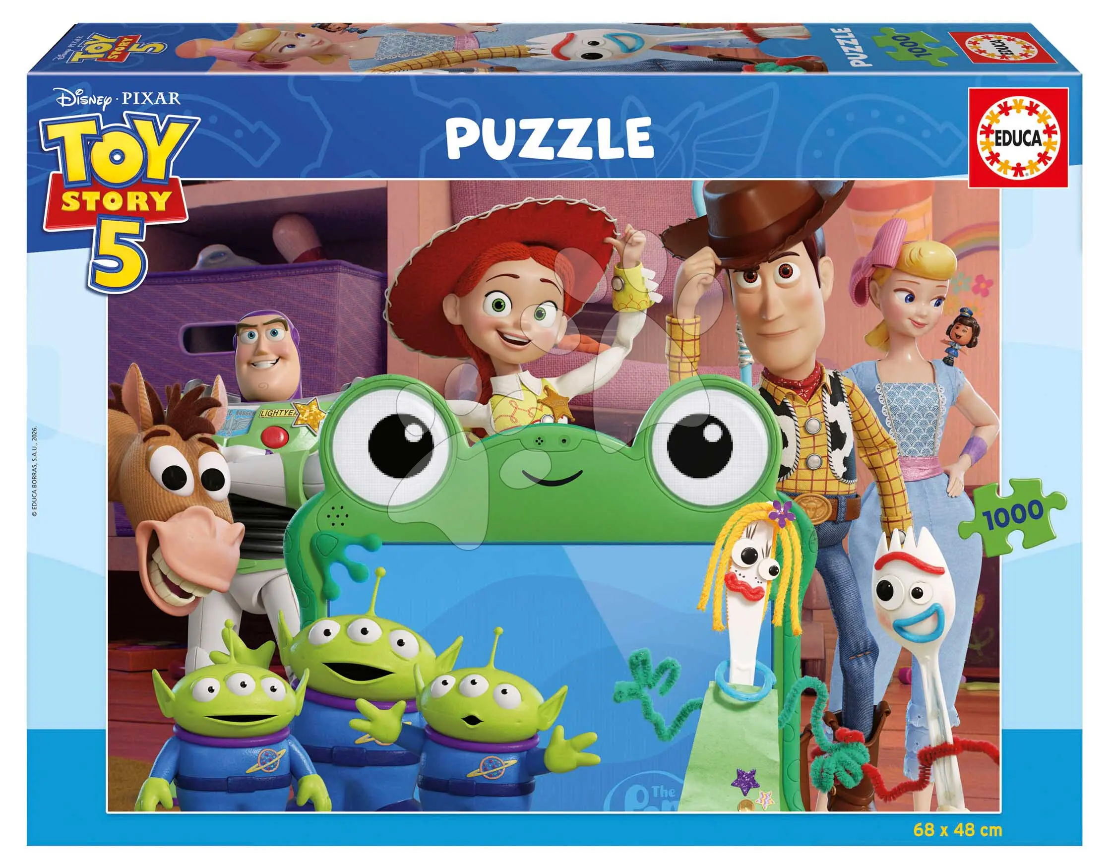 Puzzle Toy Story Educa 1000 dílků a Fix lepidlo